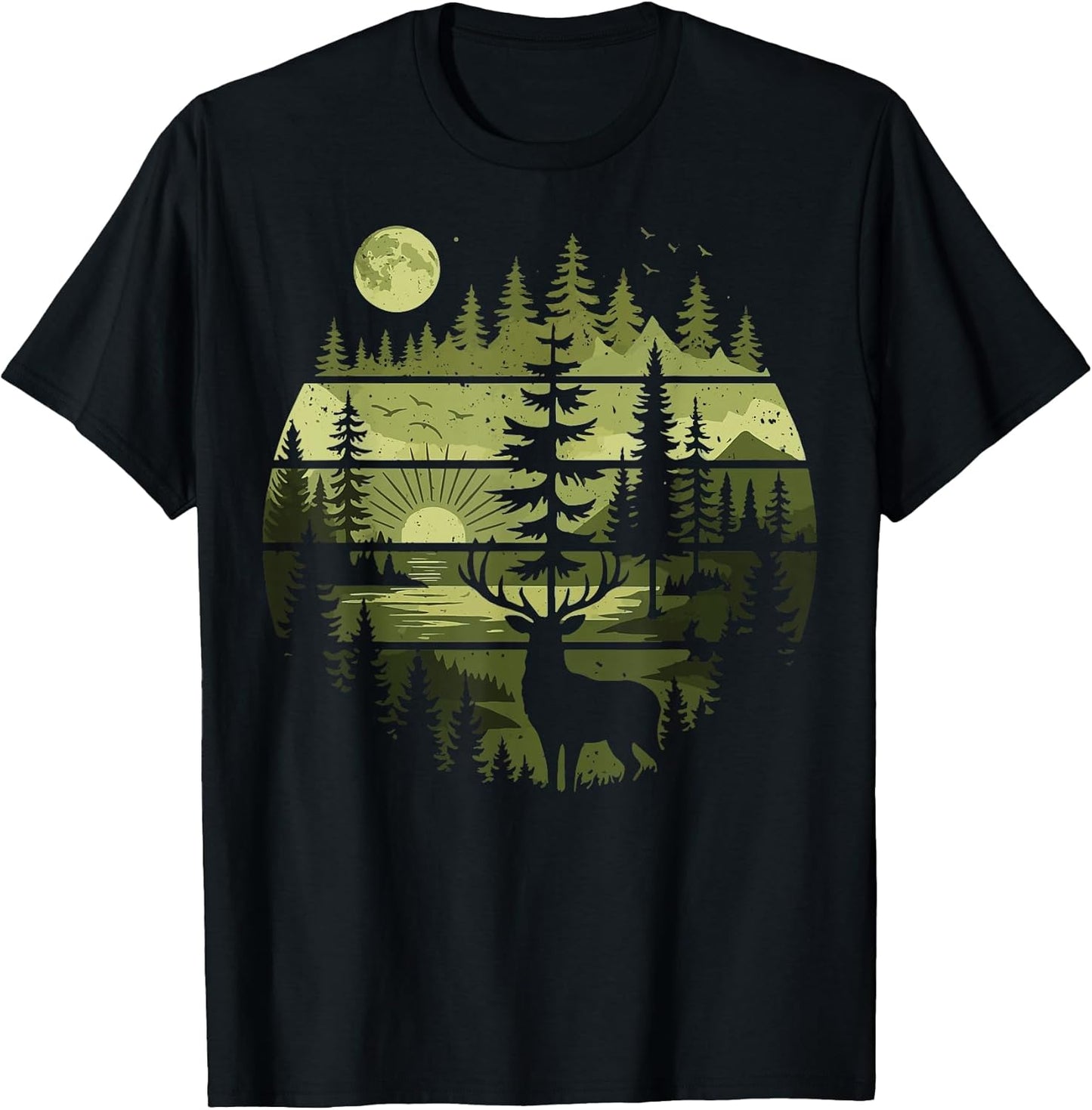 Camping Forest Hiking Nature Vintage - Adult & Kids T-Shirts, Sweatshirts & Hoodies apparel design preview 1