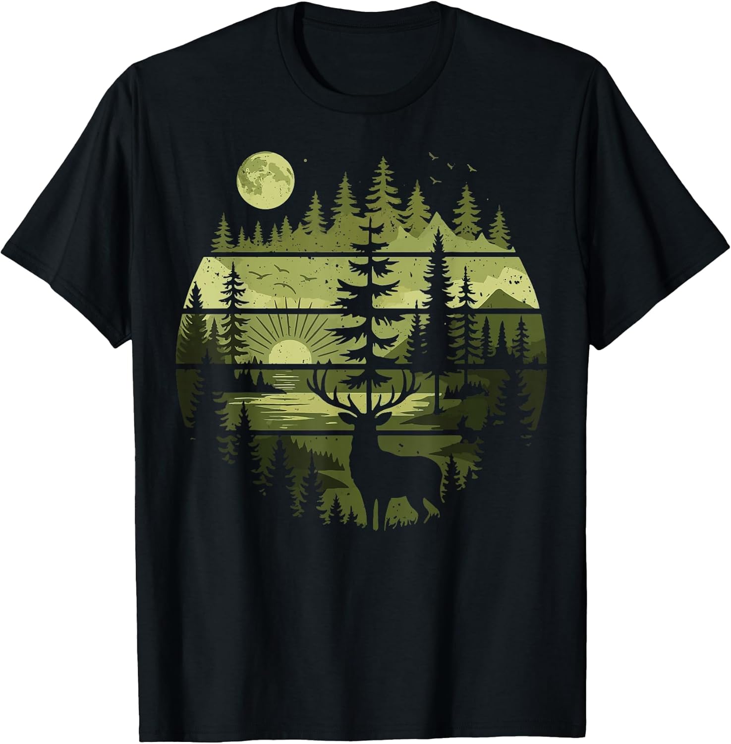 Camping Forest Hiking Nature Vintage - Adult & Kids T-Shirts, Sweatshirts & Hoodies apparel design preview 1