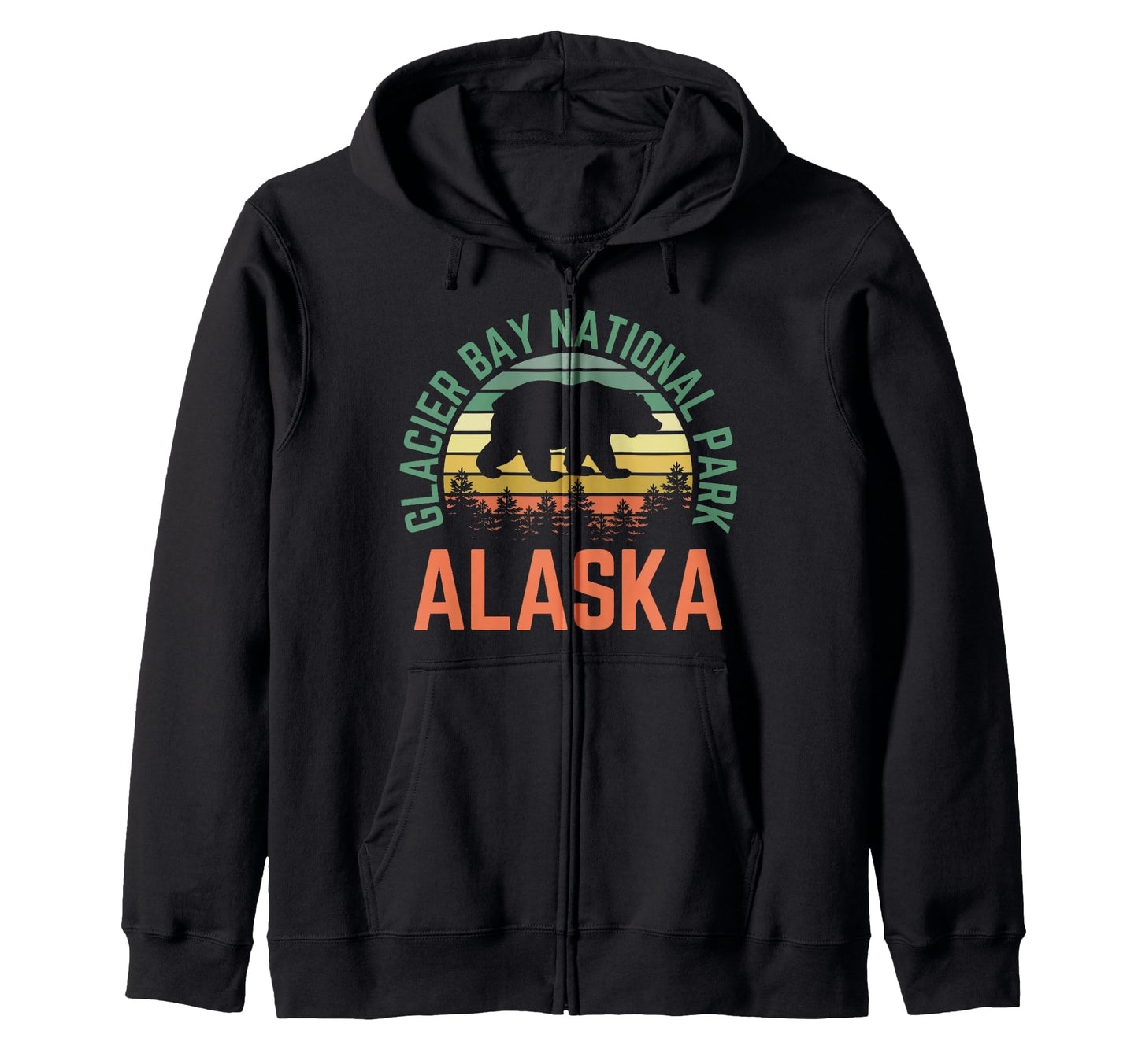 Glacier Bay National Park Alaska Usa T-Shirt - Minimalist Print Unisex - T-Shirt, Sweatshirt, Hoodie