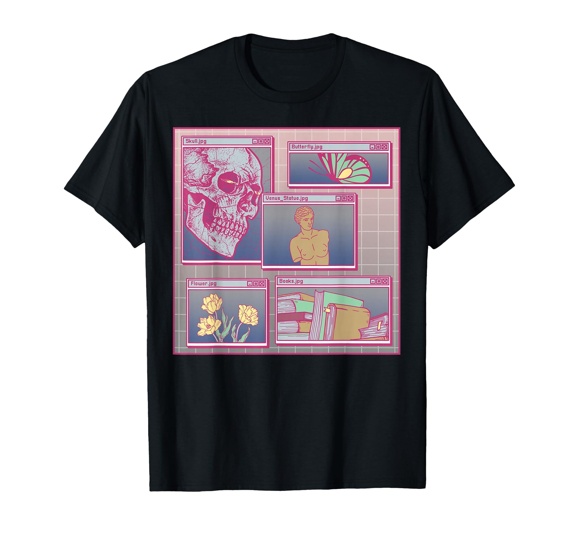 Vaporwave Aesthetic Soft Grunge T-Shirt - Trendy Graphic for Adults - T-Shirt, Sweatshirt, Hoodie