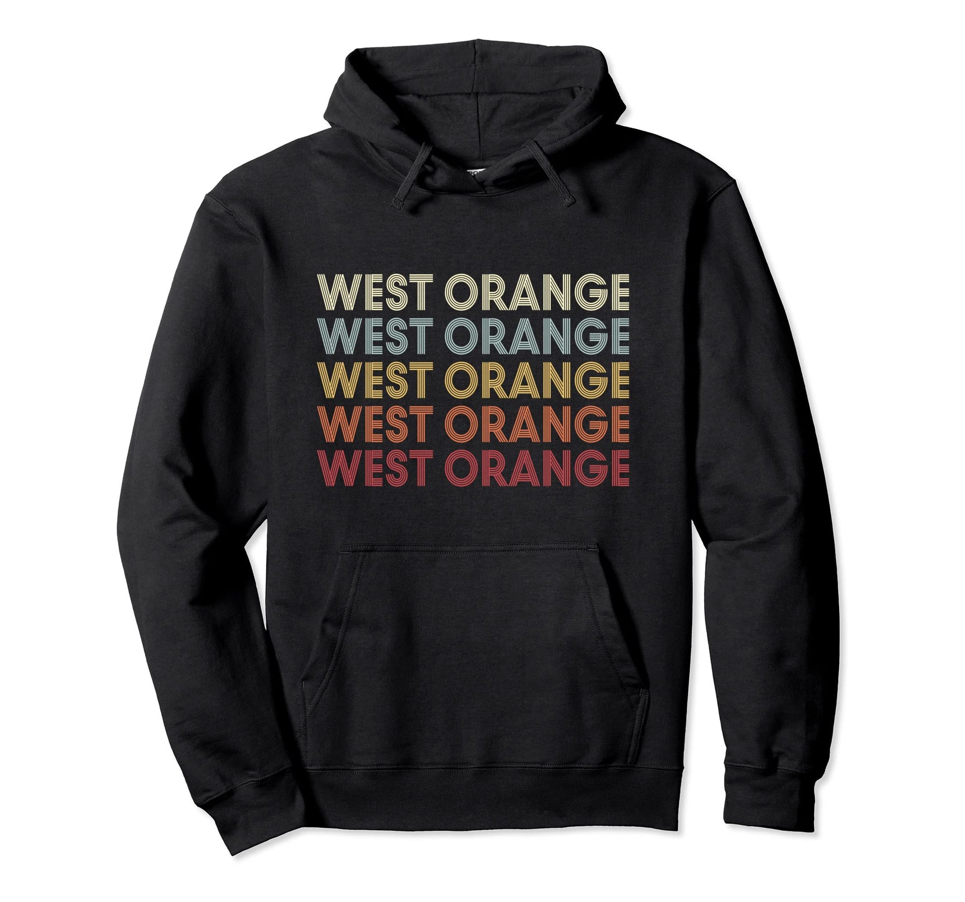 West Orange Texas West Orange Tx Text Hoodie - Unique Graphic Men Women - T-Shirt, Sweatshirt, Hoodie