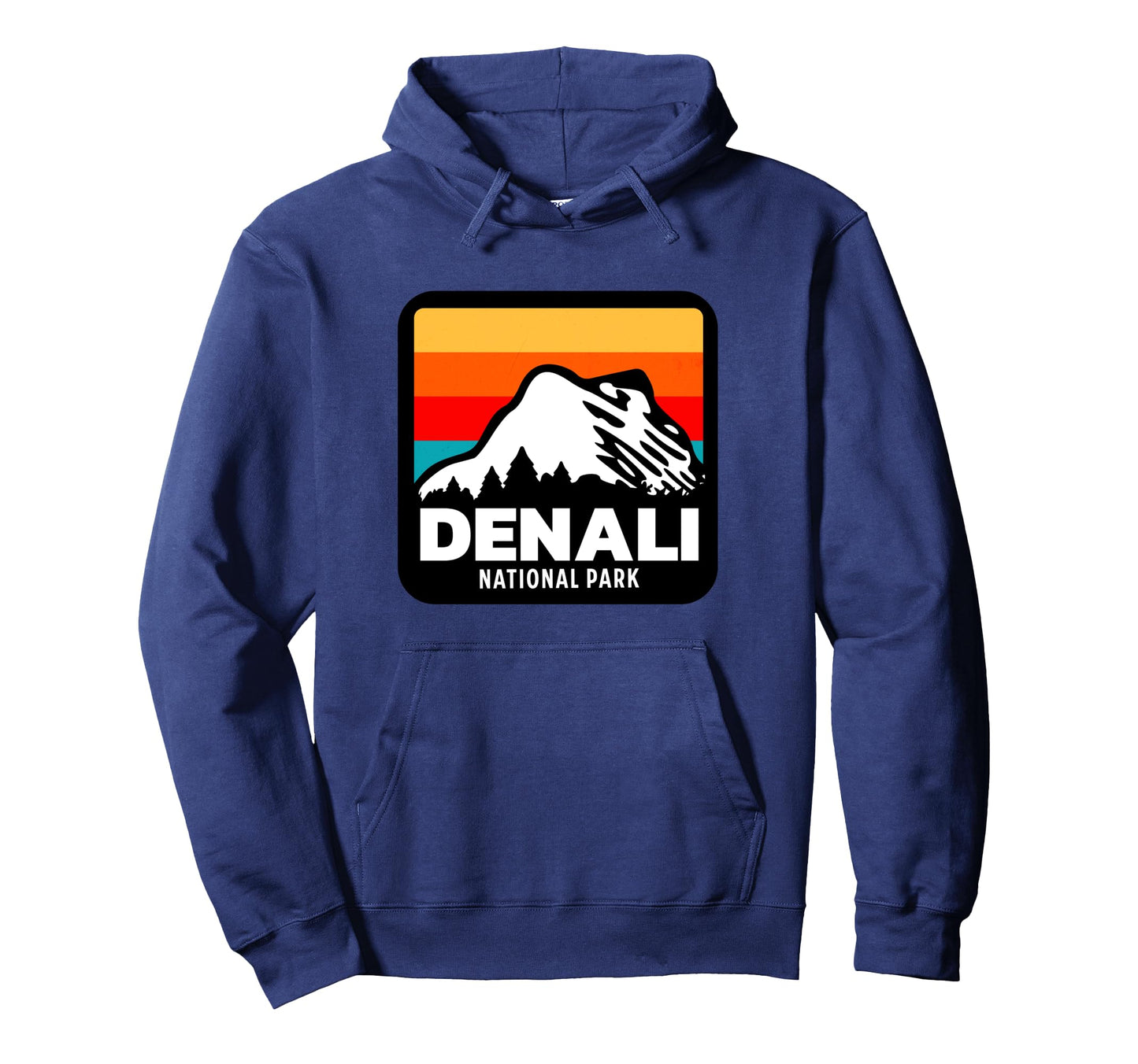 Denali National Park Alaska Mountains Hoodie - Trendy Graphic Unisex - T-Shirt, Sweatshirt, Hoodie