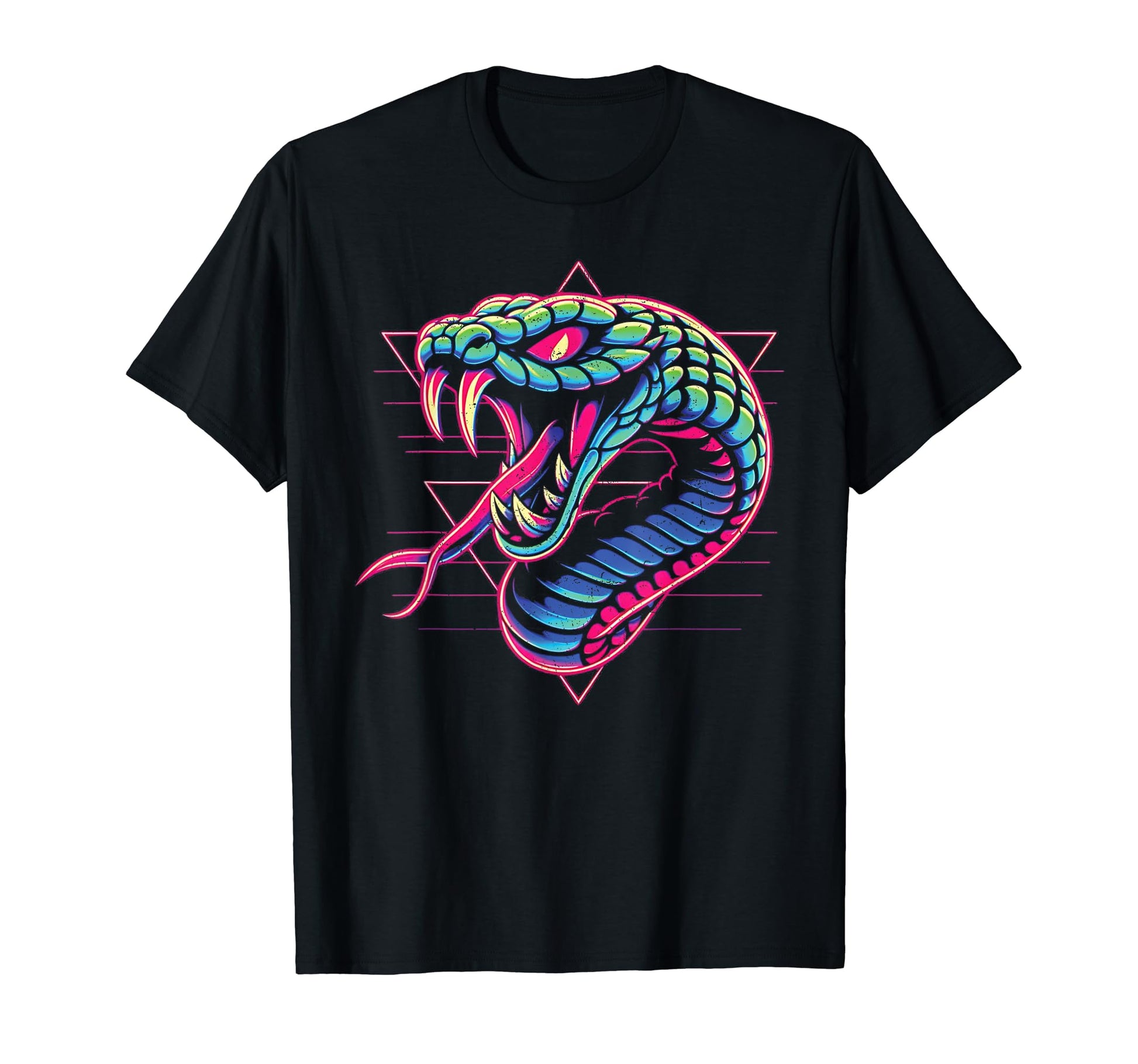 Snake Vaporwave Aesthetic Japanese Art T-Shirt - Fun Novelty Design Unisex - T-Shirt, Sweatshirt, Hoodie