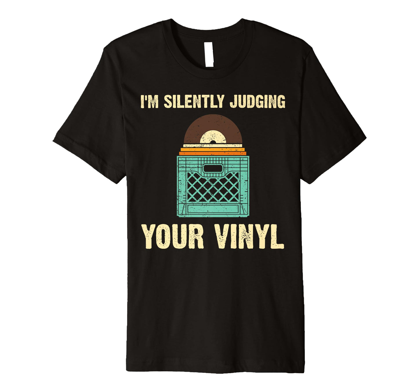 Vinyl Dj Vinyl Record Lovers Music T-Shirt - Minimalist Print Men Women - T-Shirt, Sweatshirt, Hoodie
