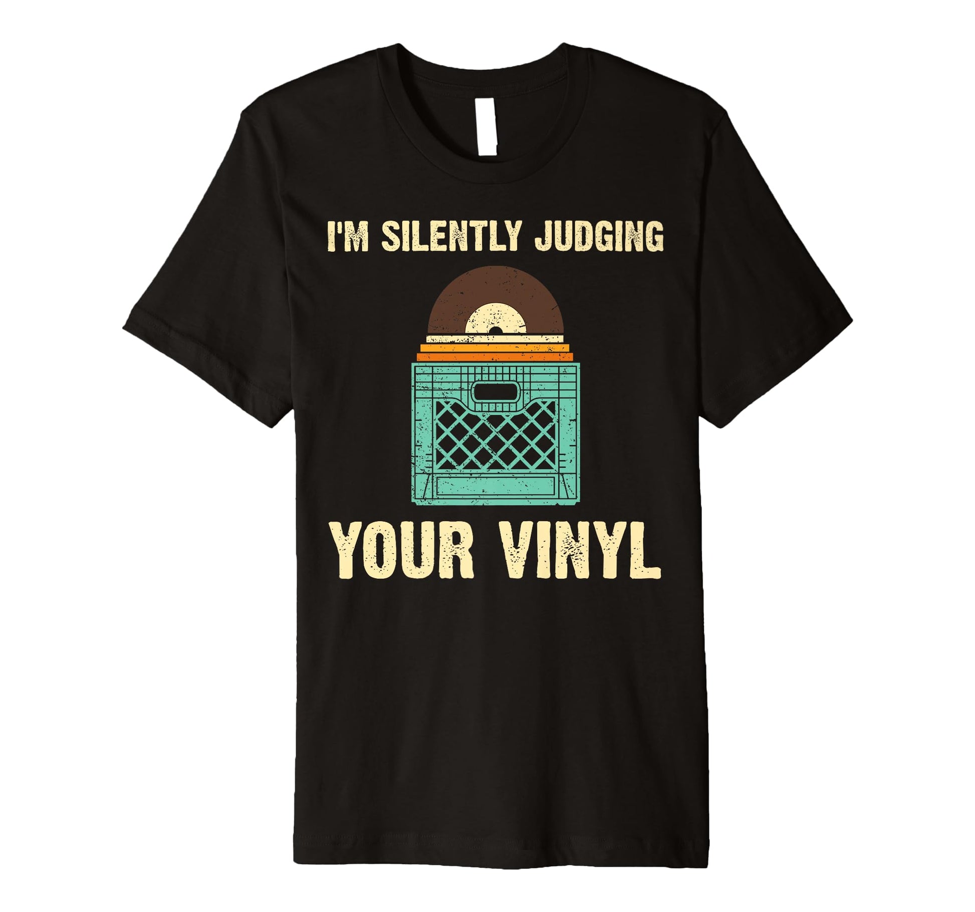 Vinyl Dj Vinyl Record Lovers Music T-Shirt - Minimalist Print Men Women - T-Shirt, Sweatshirt, Hoodie