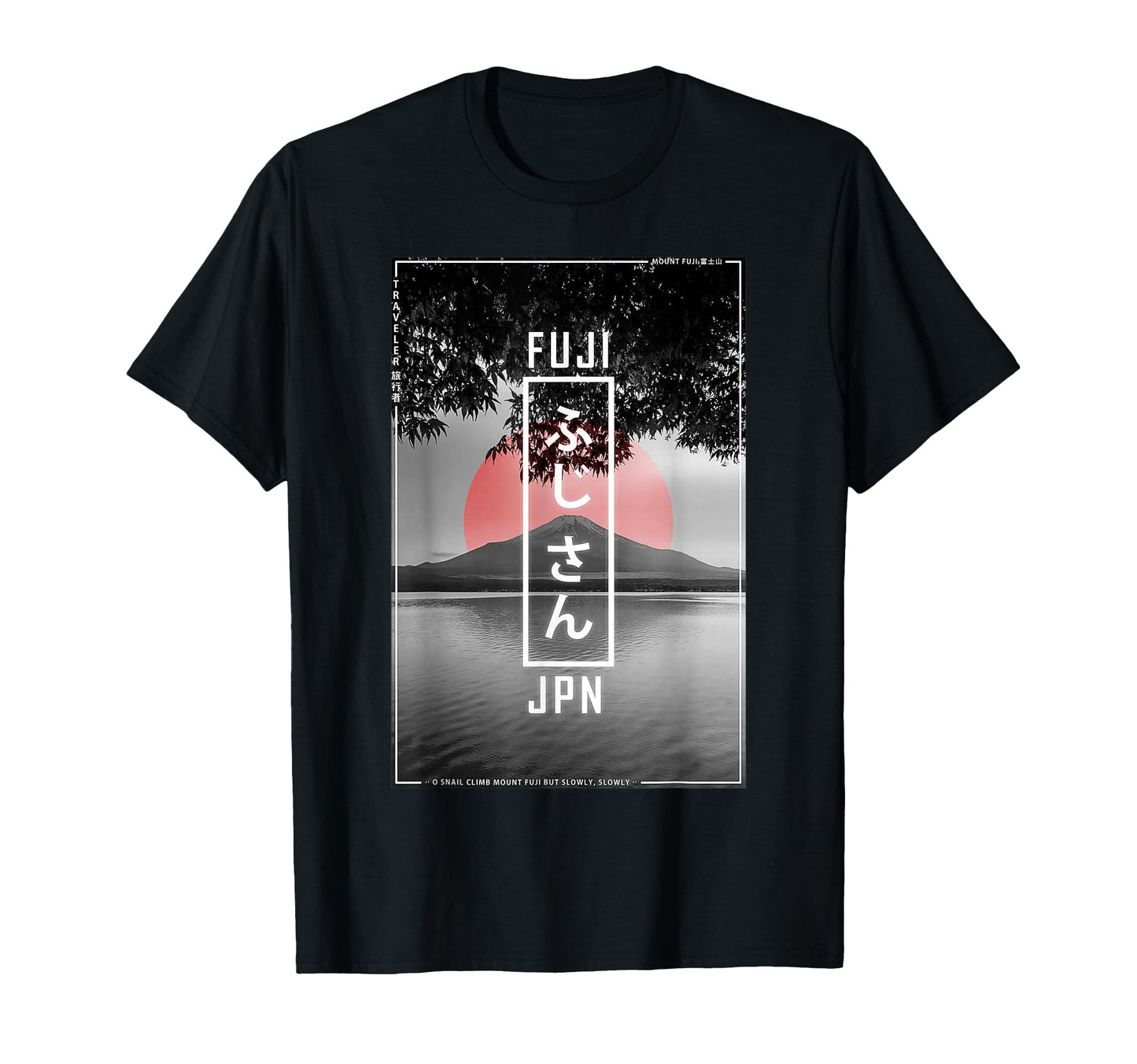 Mount Fuji Japan Lover Japanese 90S T-Shirt - Graphic Print Unisex - T-Shirt, Sweatshirt, Hoodie