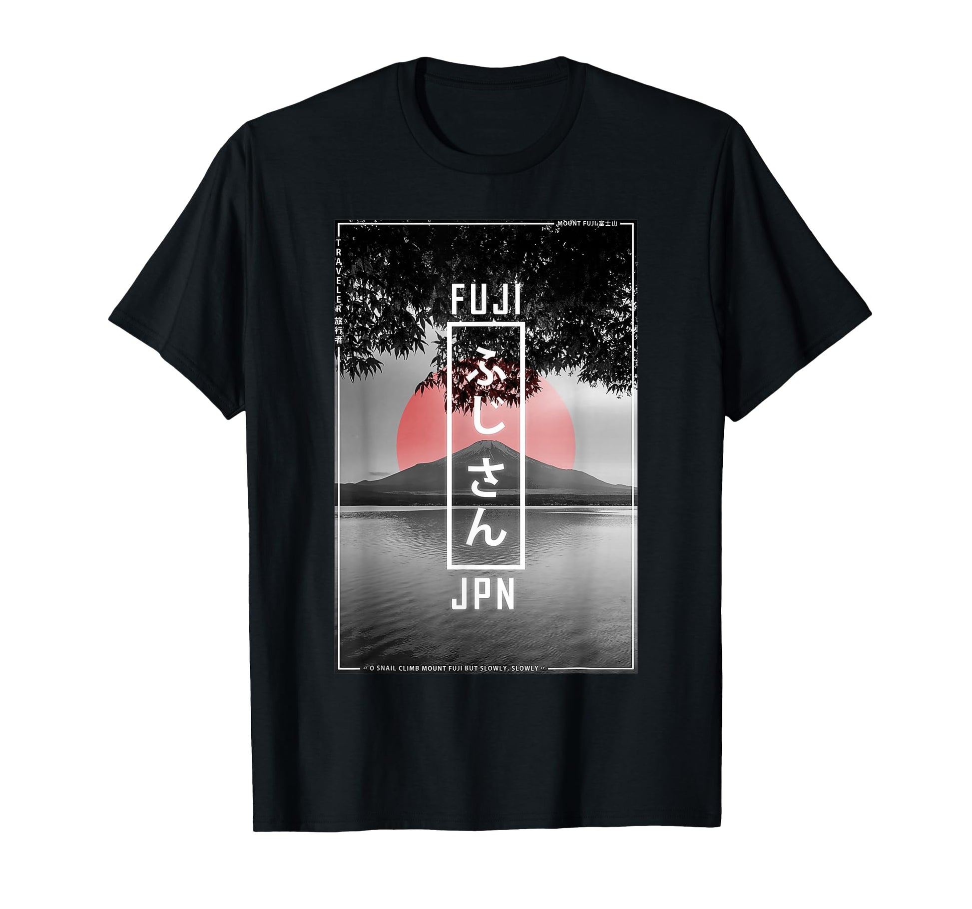 Mount Fuji Japan Lover Japanese 90S T-Shirt - Graphic Print Unisex - T-Shirt, Sweatshirt, Hoodie