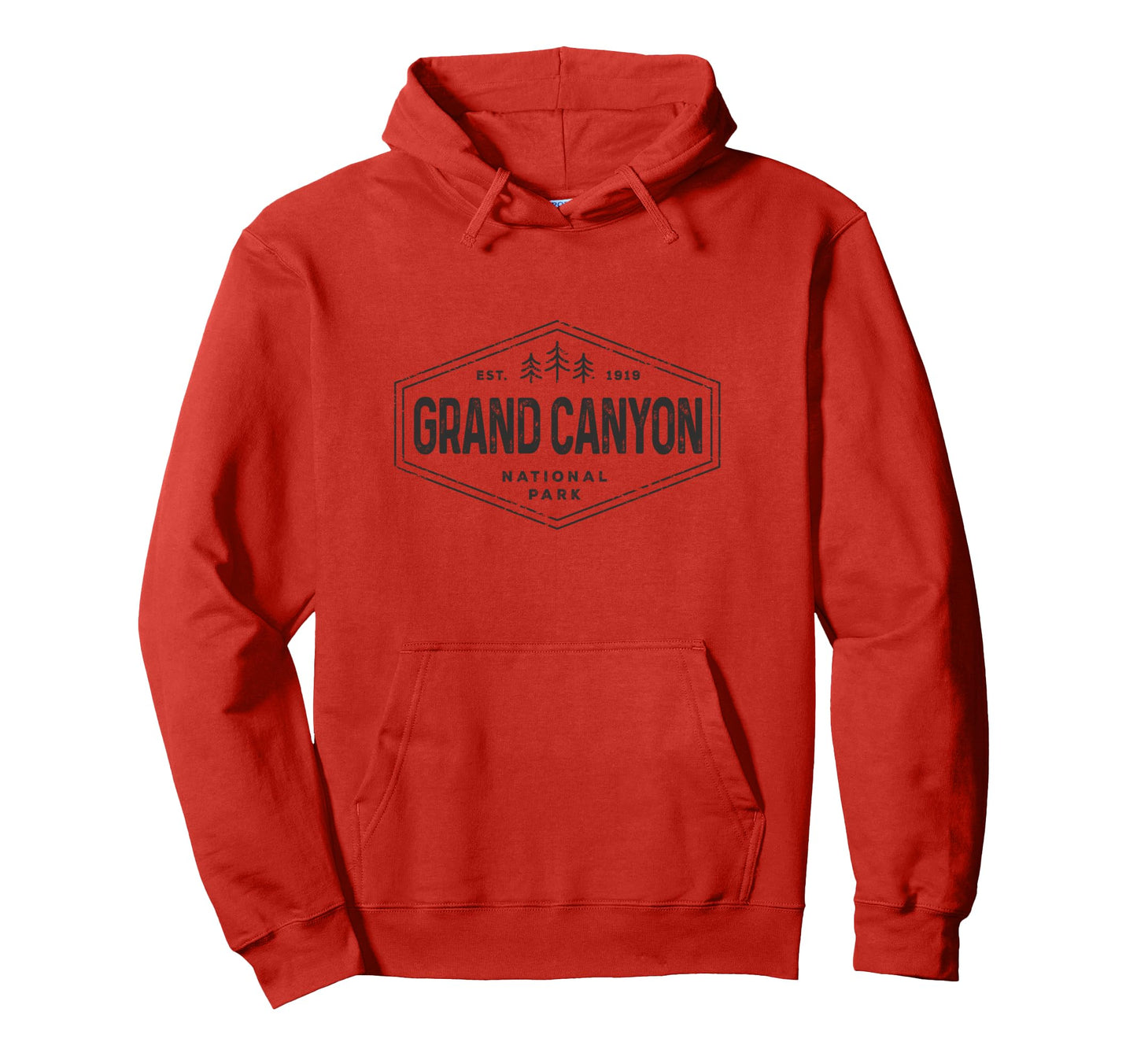 Grand Canyon National Park Hexagon Badge Hoodie - Graphic Print Men Women - T-Shirt, Sweatshirt, Hoodie