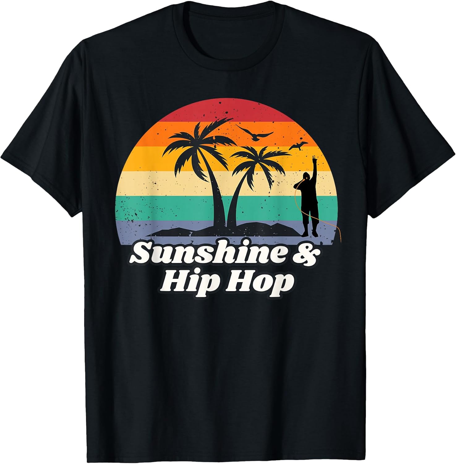 Summer Hip Hop Design - Adult & Kids T-Shirts, Sweatshirts & Hoodies apparel design preview 1