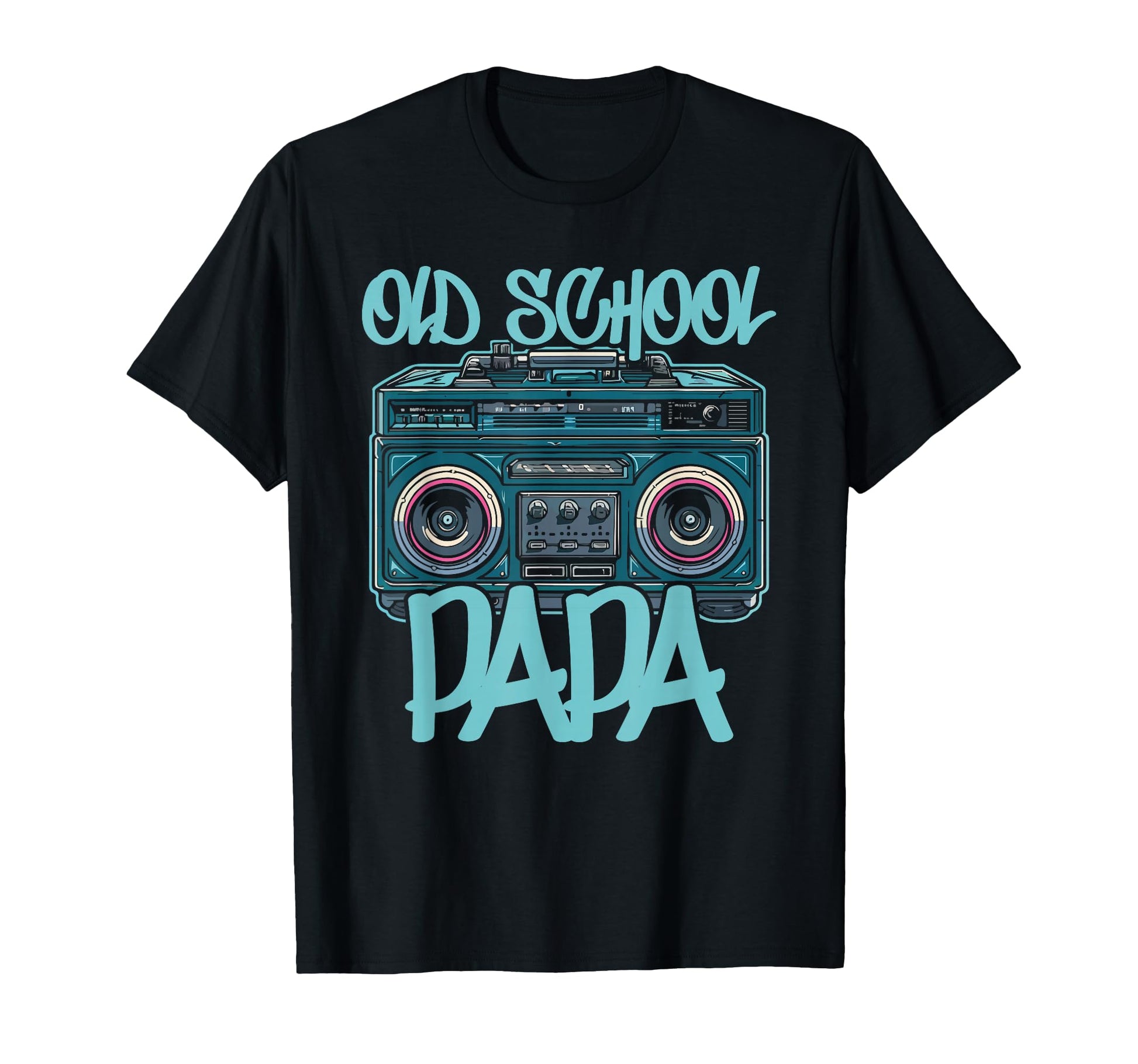 Old School Papa Boombox Vibes 70S 80S T-Shirt - Novelty Apparel Men Women - T-Shirt, Sweatshirt, Hoodie