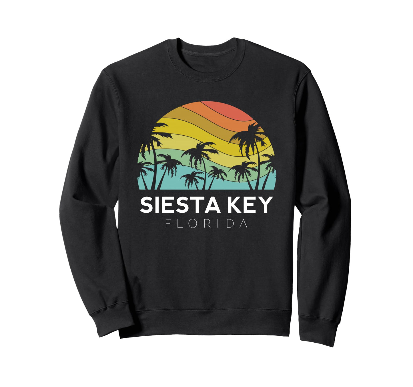 Siesta Key Florida Beach Vacation Sweatshirt - Novelty Apparel for Adults - T-Shirt, Sweatshirt, Hoodie