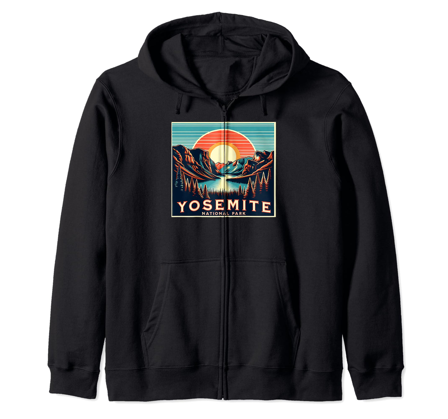 Yosemite National Park California Usa Hoodie - Streetwear Style Men Women - T-Shirt, Sweatshirt, Hoodie
