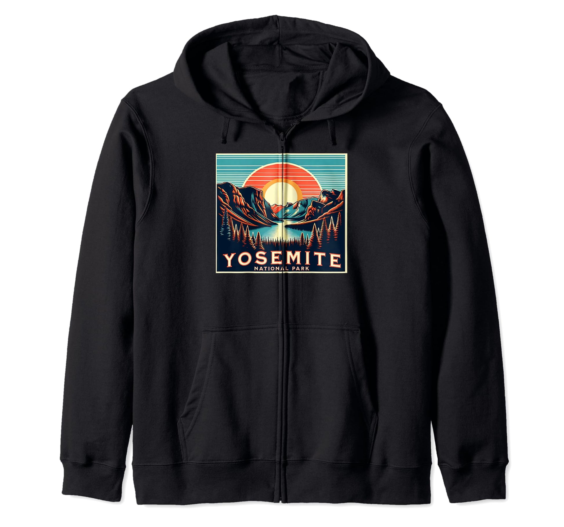Yosemite National Park California Usa Hoodie - Streetwear Style Men Women - T-Shirt, Sweatshirt, Hoodie