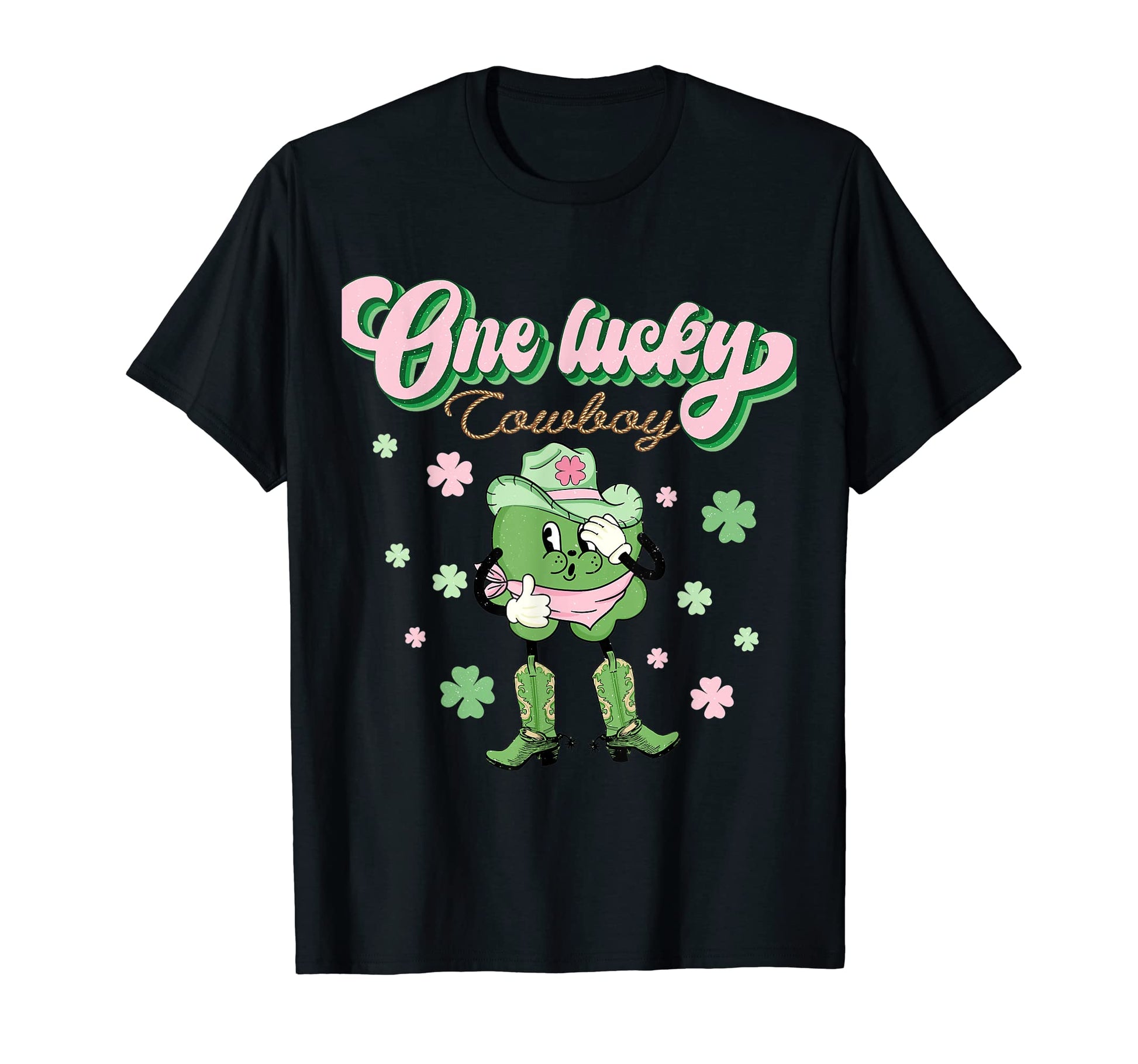 Western St Patricks Day Texas One T-Shirt - Novelty Apparel Men Women - T-Shirt, Sweatshirt, Hoodie