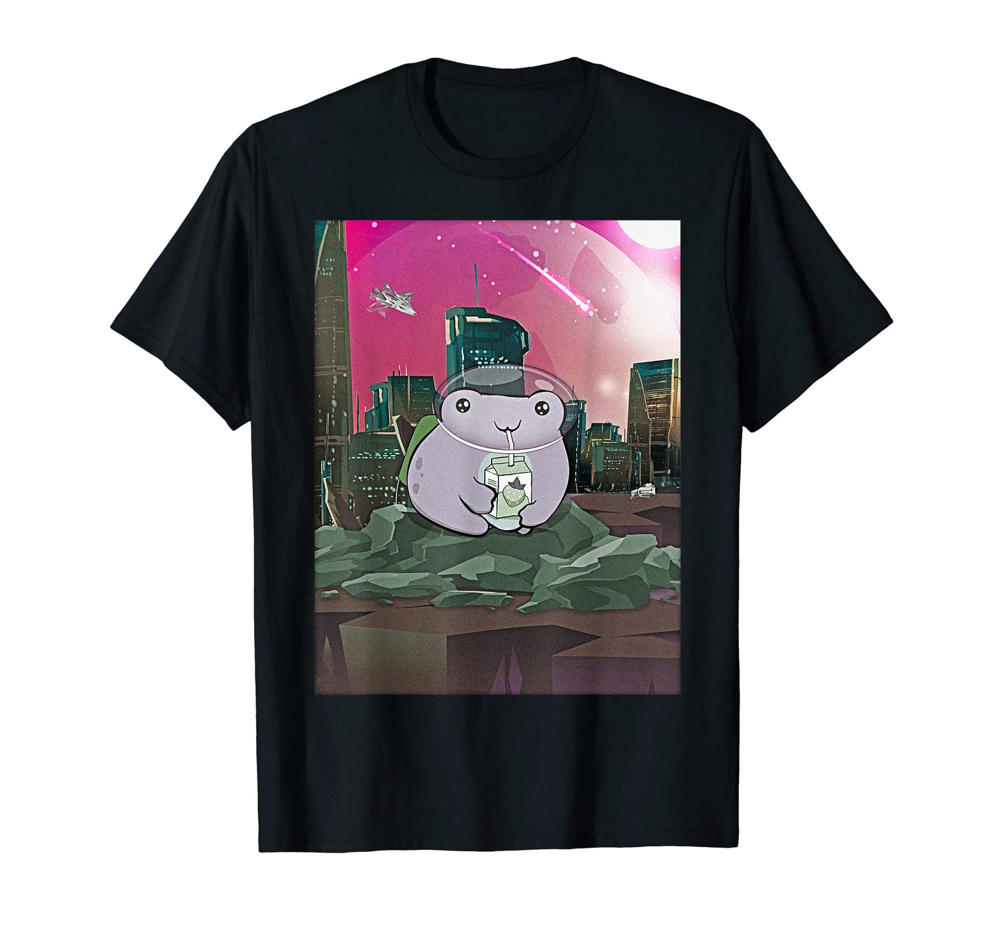 Atom Punk Aesthetic Vaporwave T-Shirt - Fun Novelty Design for Adults - T-Shirt, Sweatshirt, Hoodie