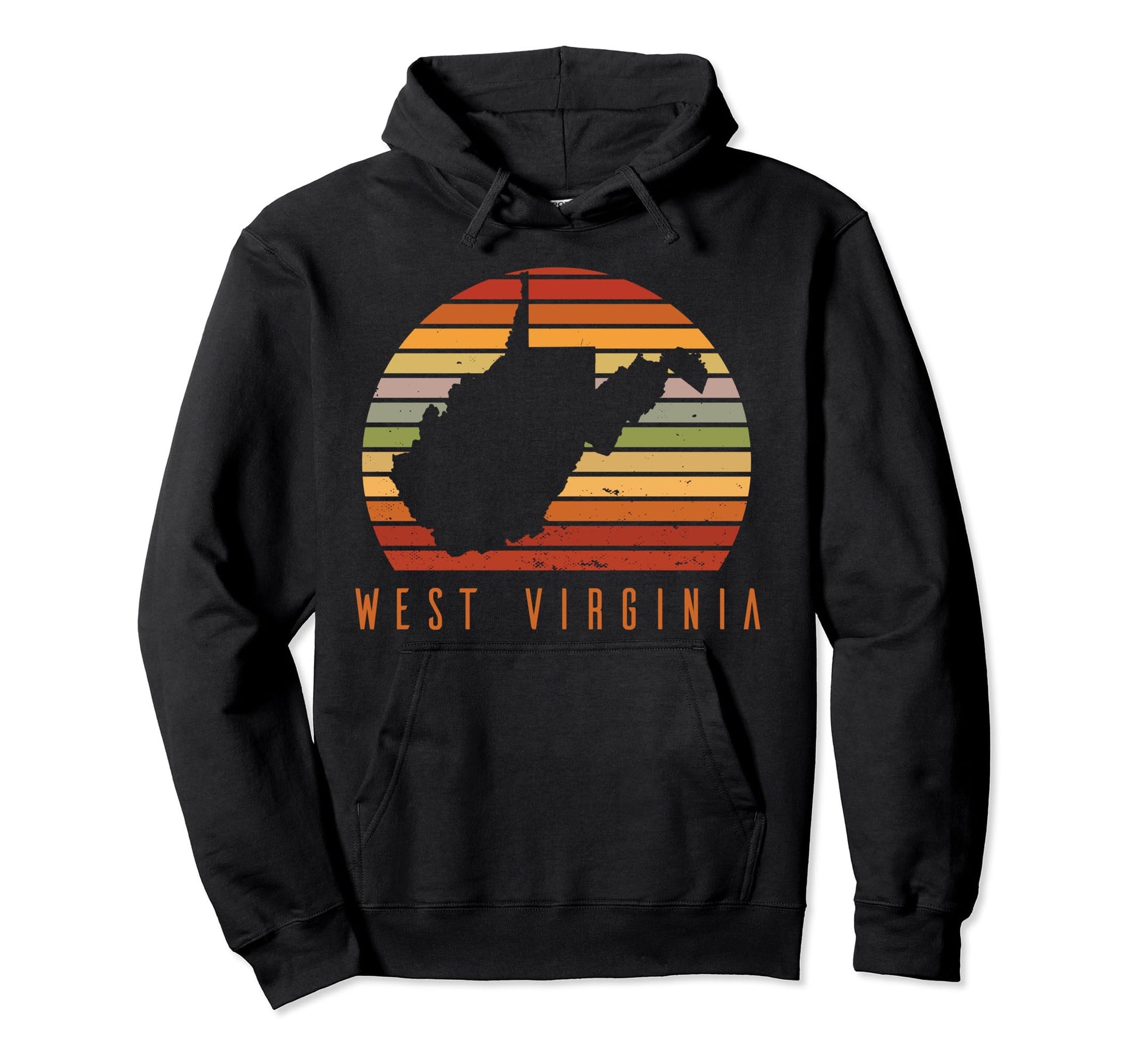 Us Native Citizen State Map West Hoodie - Casual Everyday Wear for Adults - T-Shirt, Sweatshirt, Hoodie