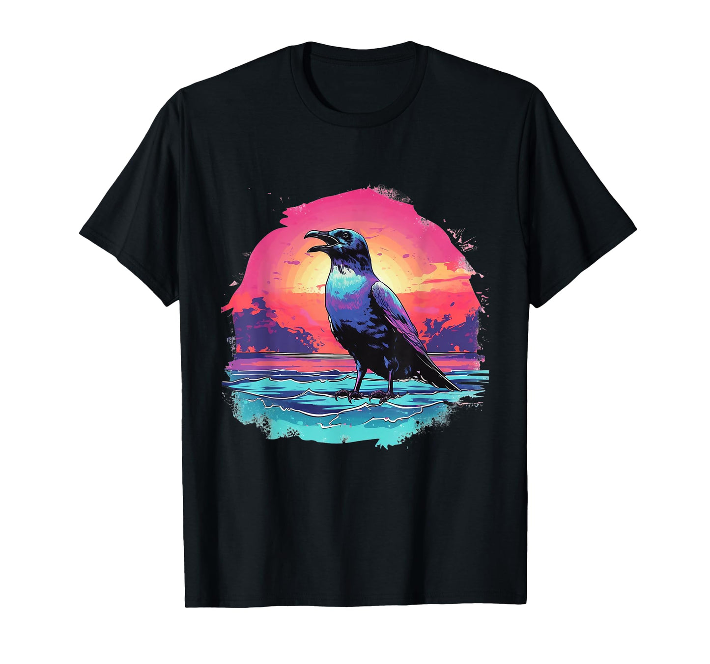Vaporwave Aesthetic Laughing Gull T-Shirt - Streetwear Style Men Women - T-Shirt, Sweatshirt, Hoodie