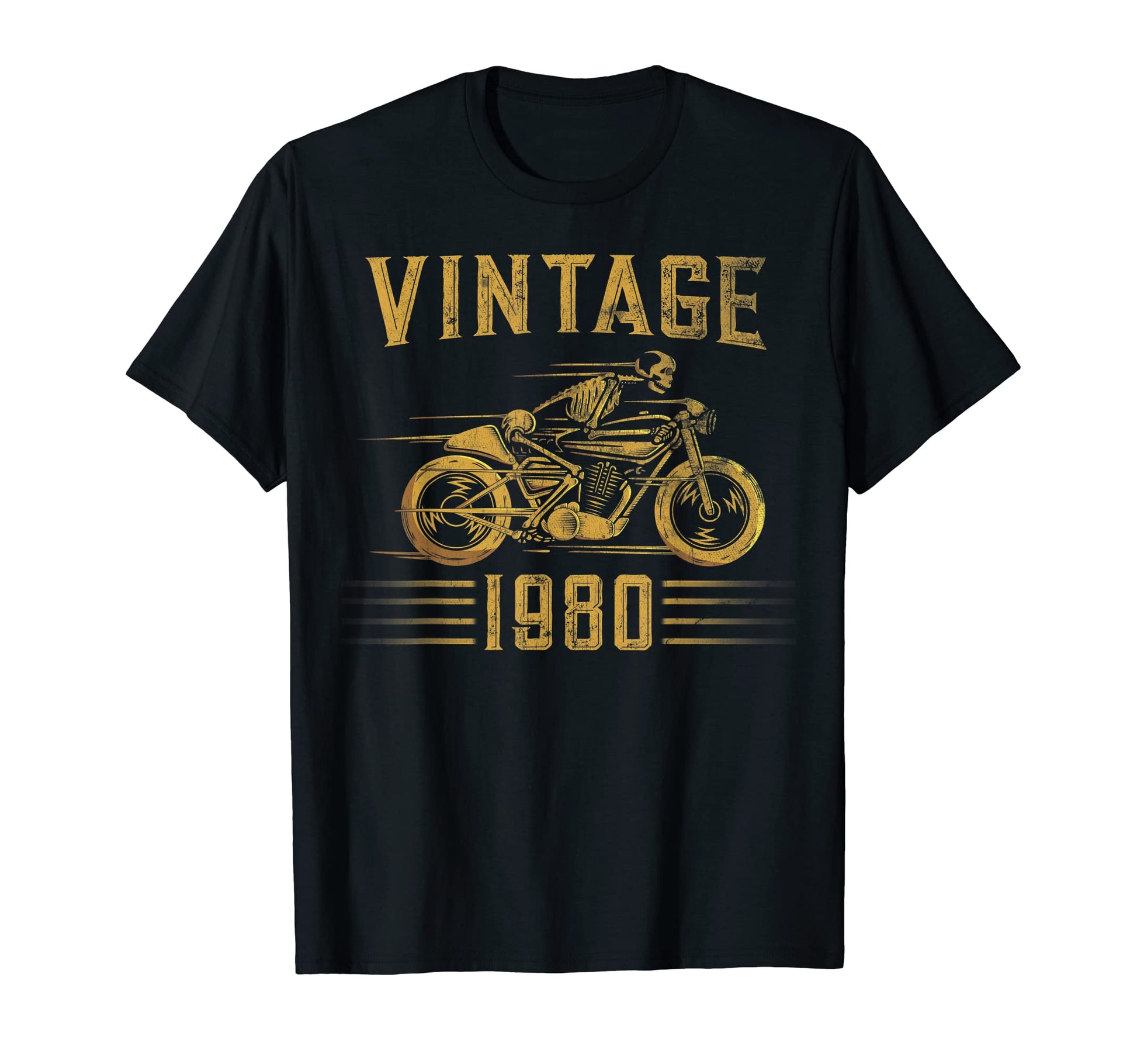 1980 Biker Motorcycle T-Shirt - Trendy Graphic Men Women - T-Shirt, Sweatshirt, Hoodie