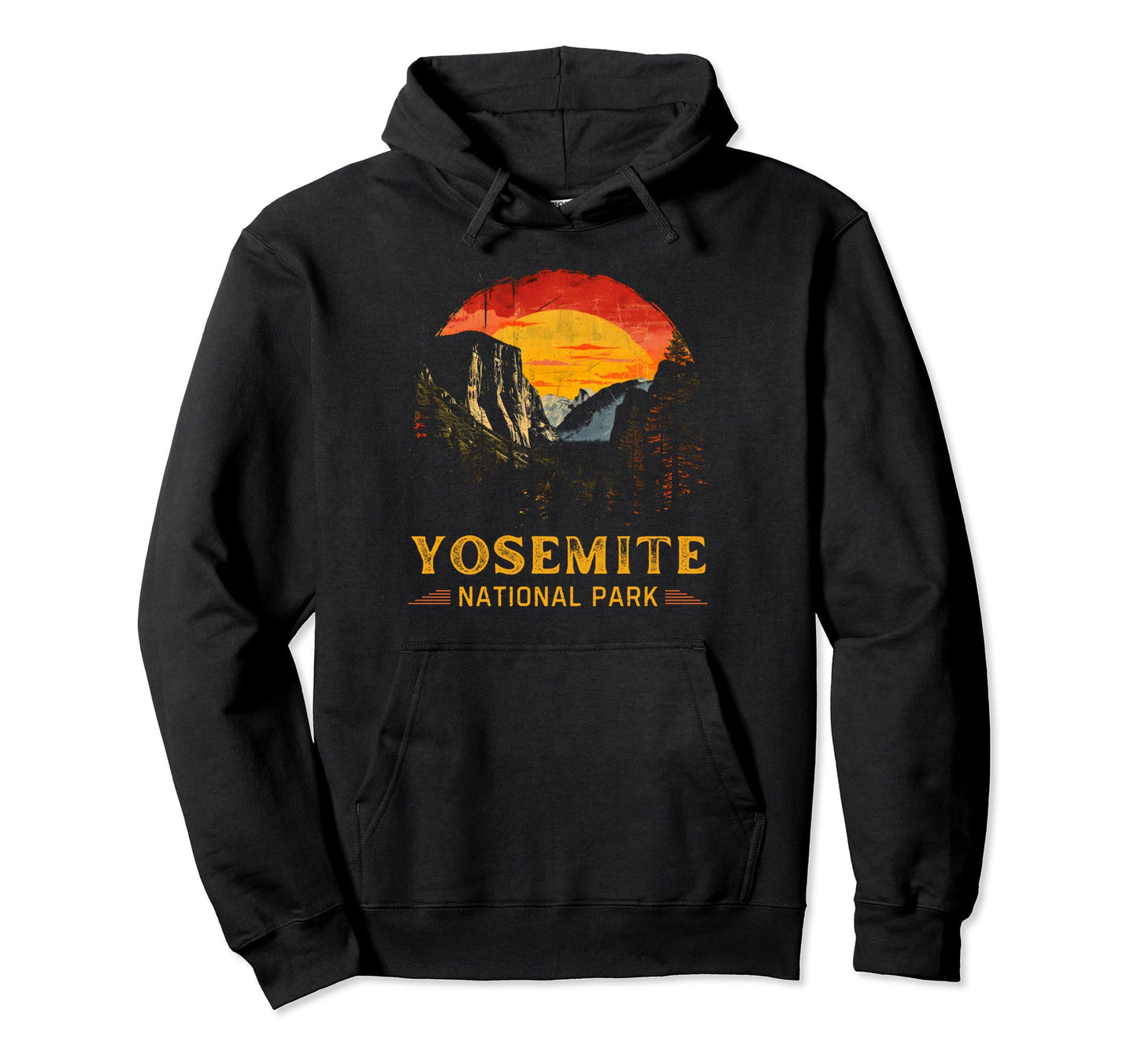 Yosemite National Park Ca California Hoodie - Minimalist Print for Adults - T-Shirt, Sweatshirt, Hoodie