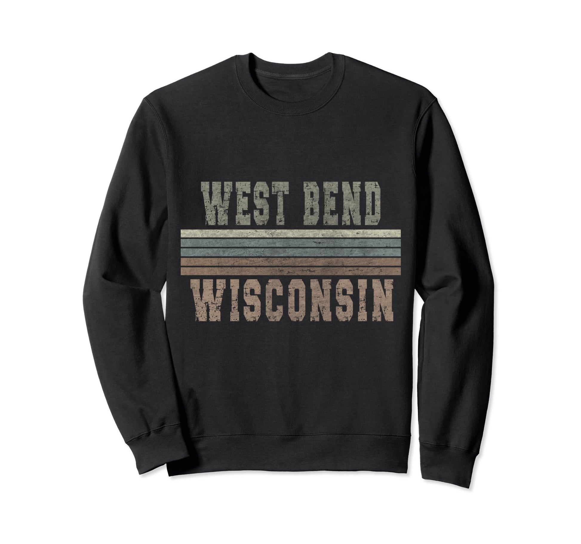 West Bend Wisconsin Sweatshirt - Fun Novelty Design Men Women - T-Shirt, Sweatshirt, Hoodie