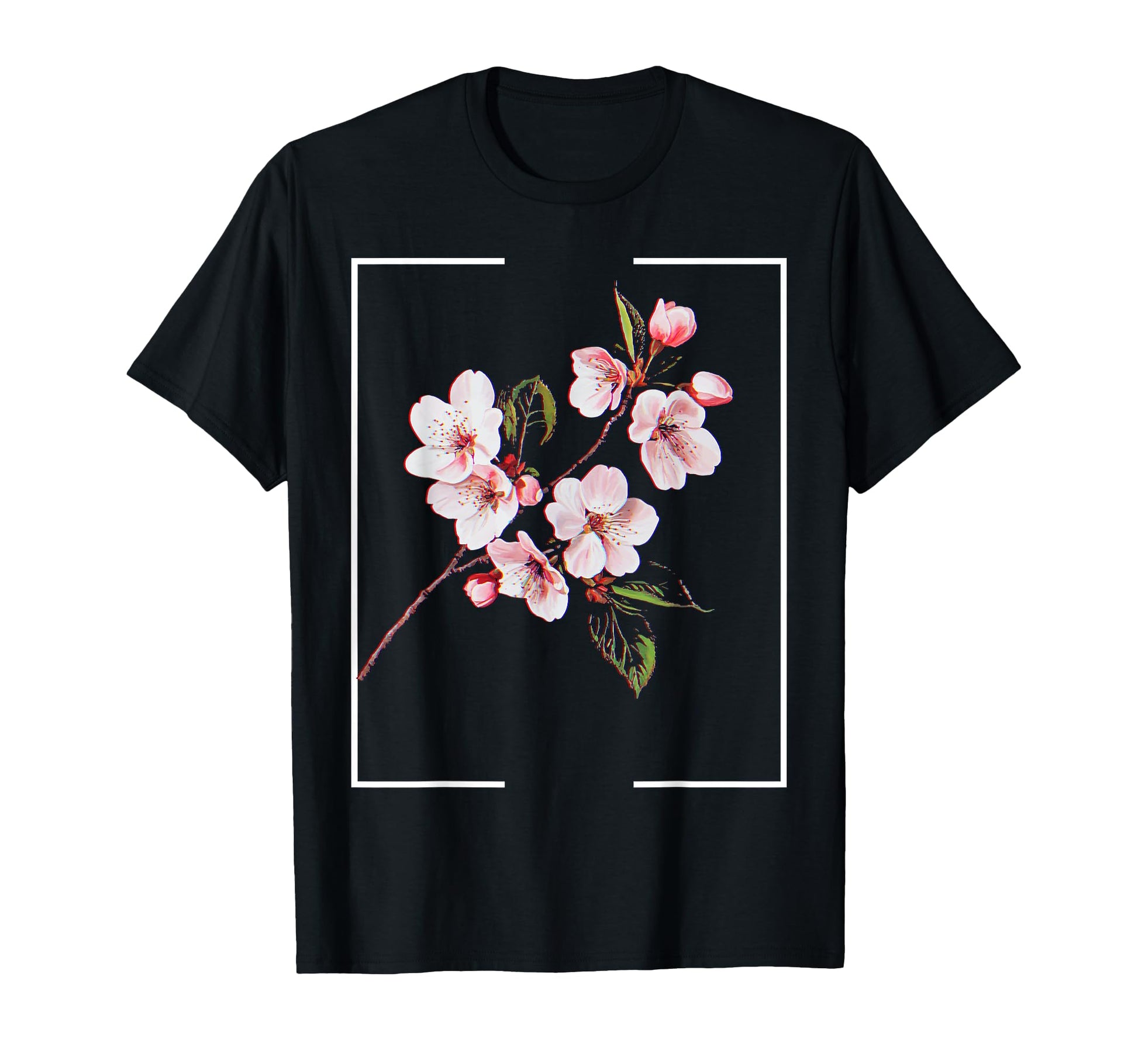 Cherry Blossom Japanese Aesthetic T-Shirt - Casual Everyday Wear Men Women - T-Shirt, Sweatshirt, Hoodie