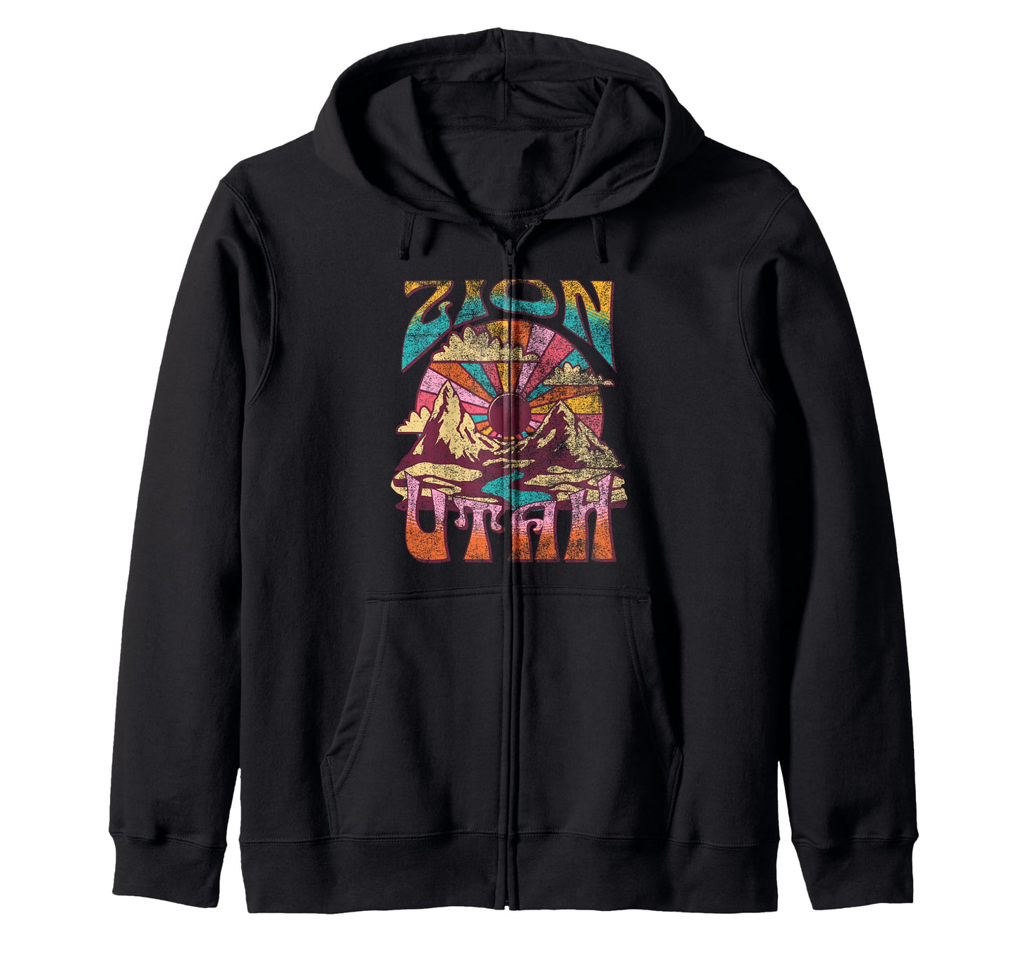 Zion National Park Utah Usa Outdoor T-Shirt - Unique Graphic for Adults - T-Shirt, Sweatshirt, Hoodie