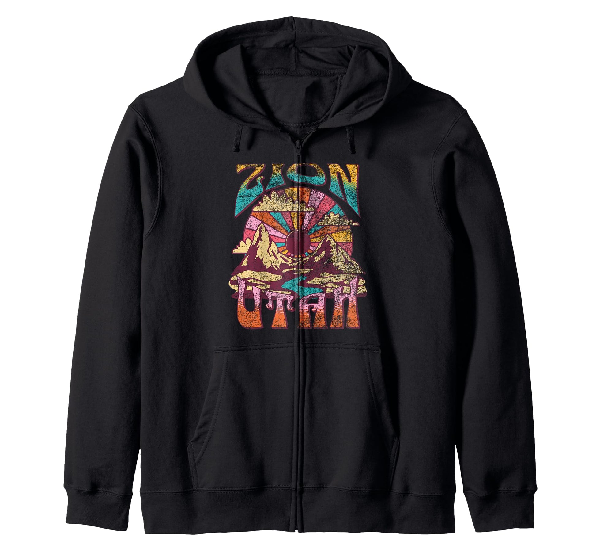 Zion National Park Utah Usa Outdoor T-Shirt - Unique Graphic for Adults - T-Shirt, Sweatshirt, Hoodie