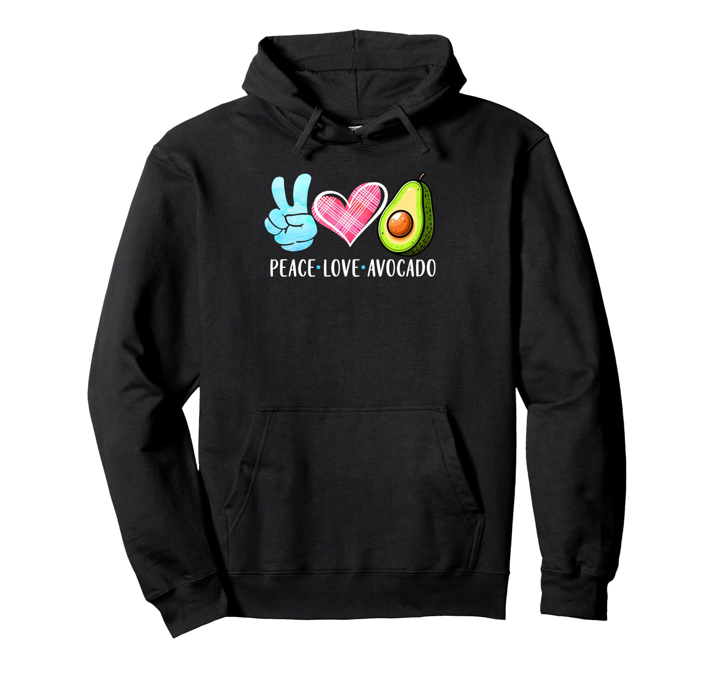 Avocado Lover Vegan Life Avocuddle Hoodie - Fun Novelty Design Men Women - T-Shirt, Sweatshirt, Hoodie