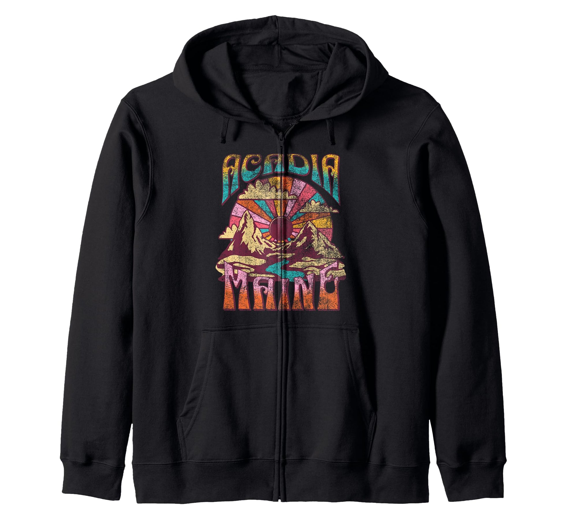 Acadia National Park Maine Usa Outdoor Hoodie - Custom Art Print Men Women - T-Shirt, Sweatshirt, Hoodie