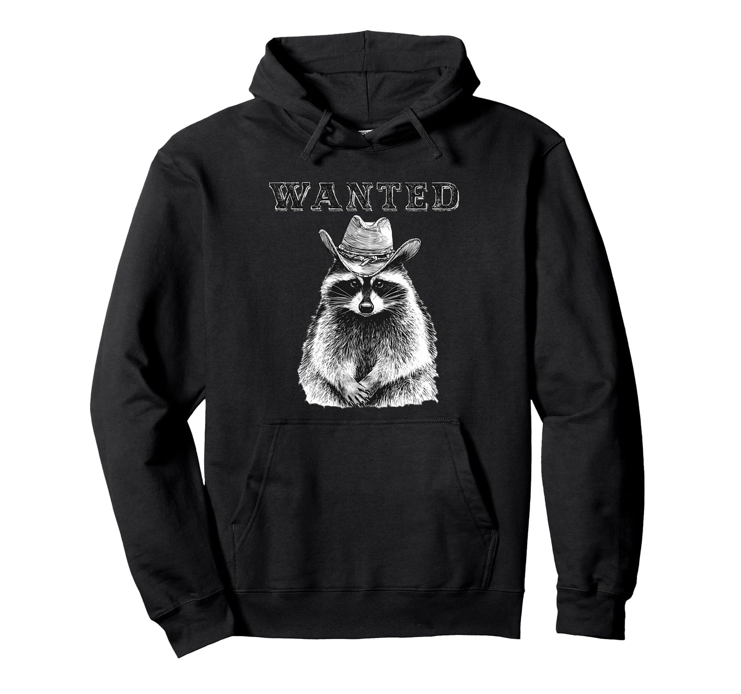 Raccoon Cowboy Rodeo Cowgirl Western Hoodie - Trendy Graphic Men Women - T-Shirt, Sweatshirt, Hoodie