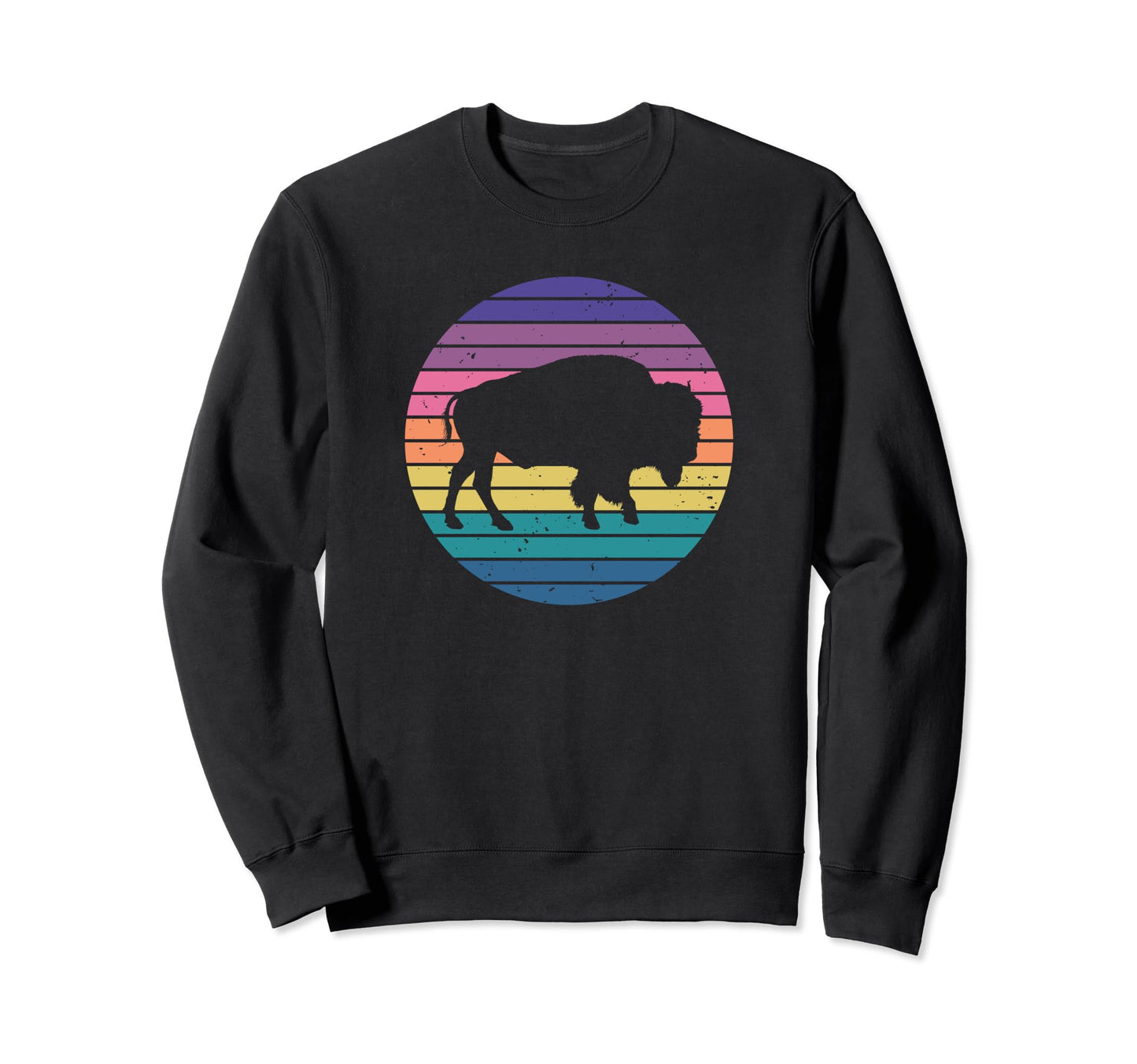 Buffalo Sunset Southwest Rodeo Sweatshirt - Streetwear Style Men Women - T-Shirt, Sweatshirt, Hoodie