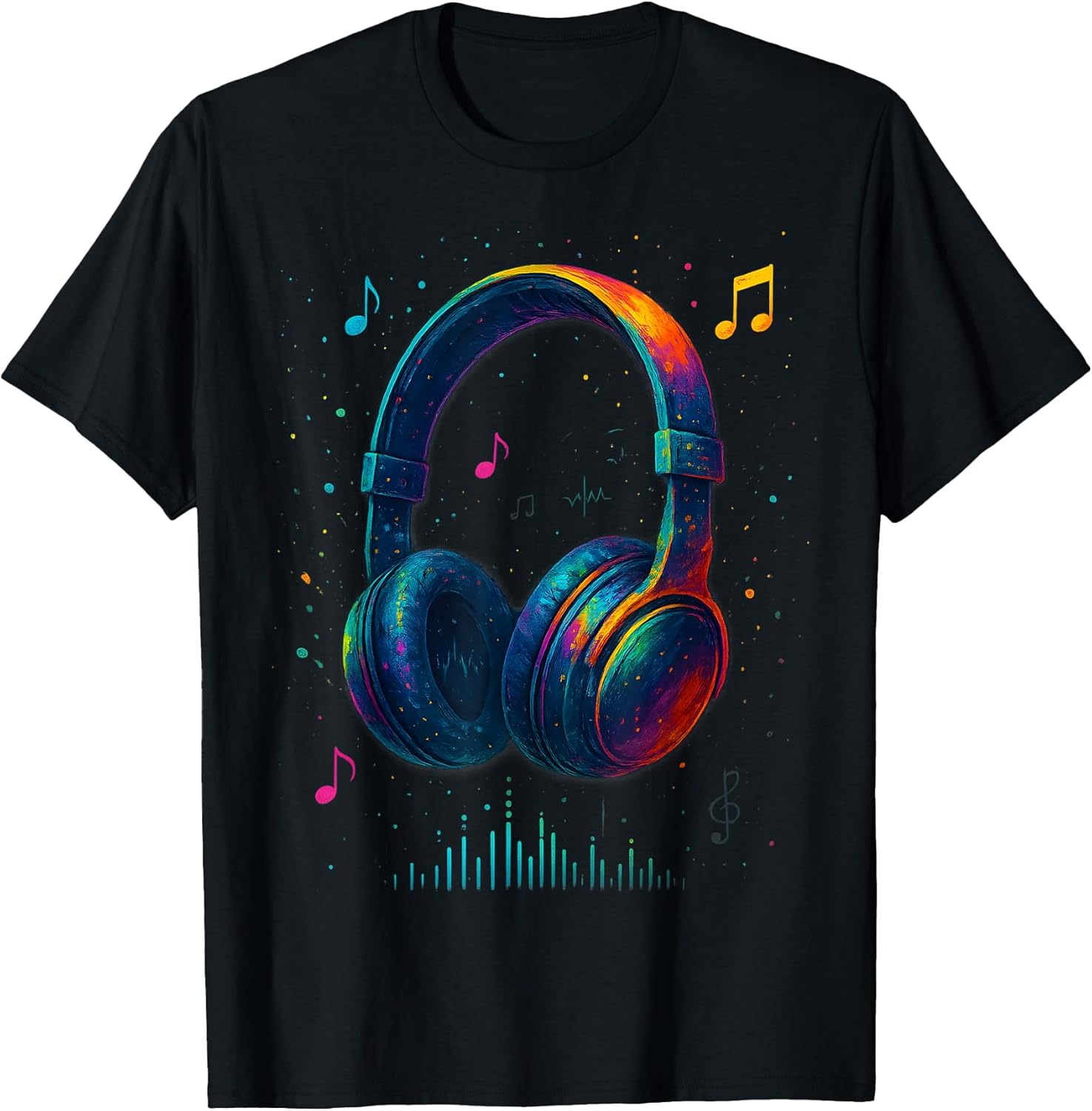 Headphones Music DJ EDM Lover - Adult & Kids T-Shirts, Sweatshirts & Hoodies apparel design preview 1