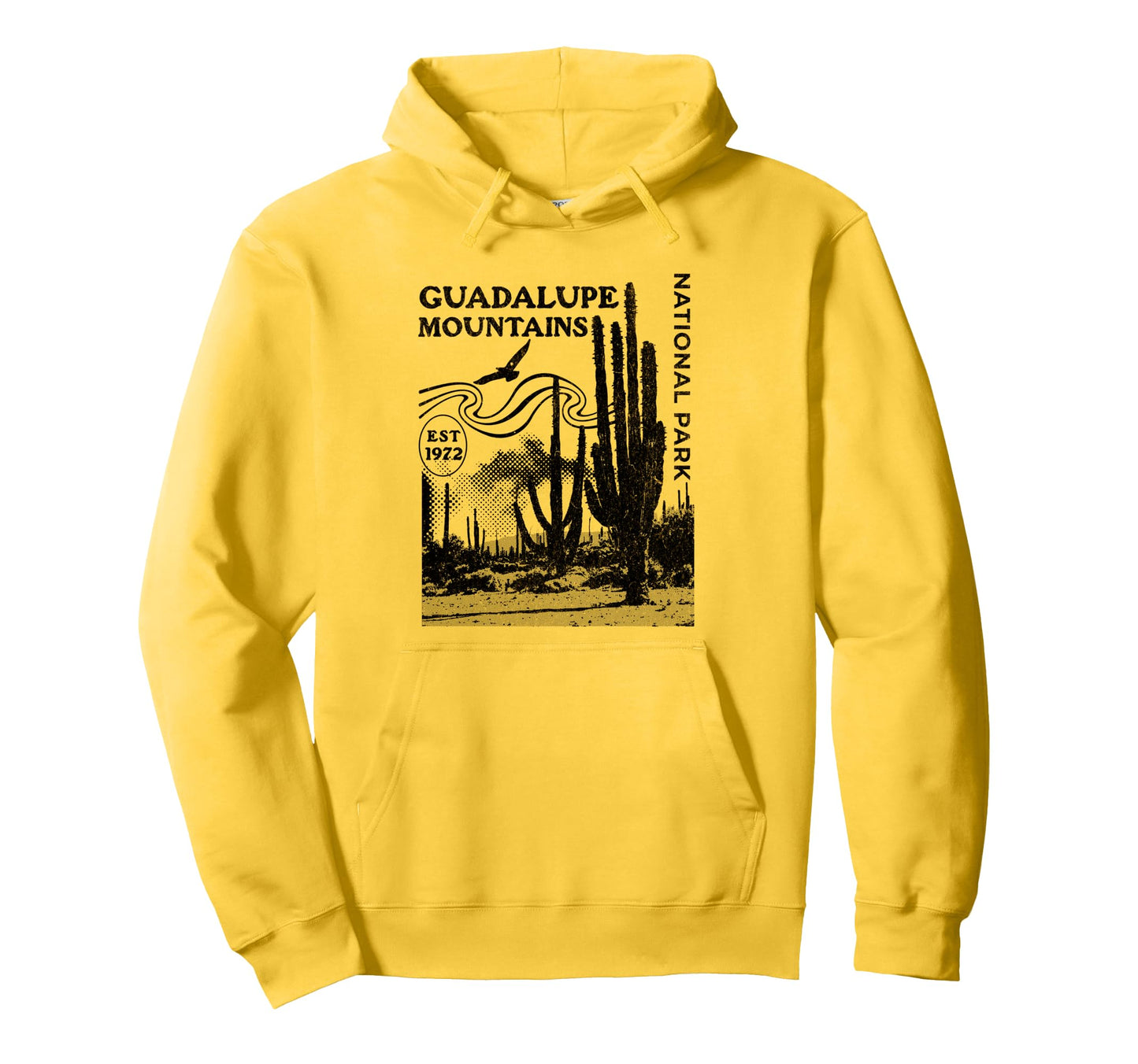 Guadalupe Mountains National Park Hoodie - Fun Novelty Design for Adults - T-Shirt, Sweatshirt, Hoodie