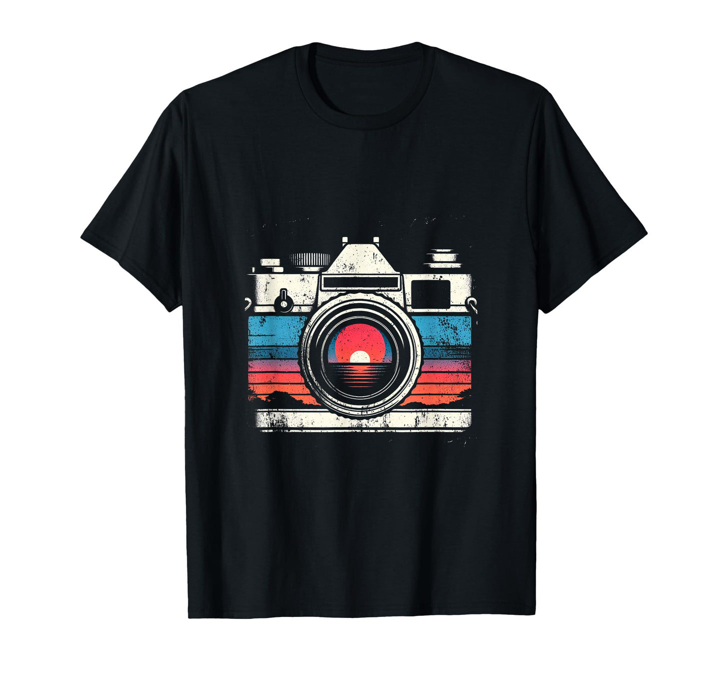 Camera Sunset T-Shirt - Graphic Print Men Women - T-Shirt, Sweatshirt, Hoodie
