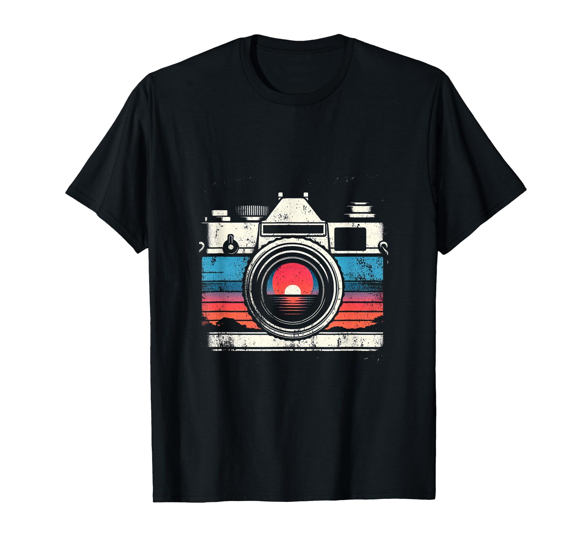 Camera Sunset T-Shirt - Graphic Print Men Women - T-Shirt, Sweatshirt, Hoodie