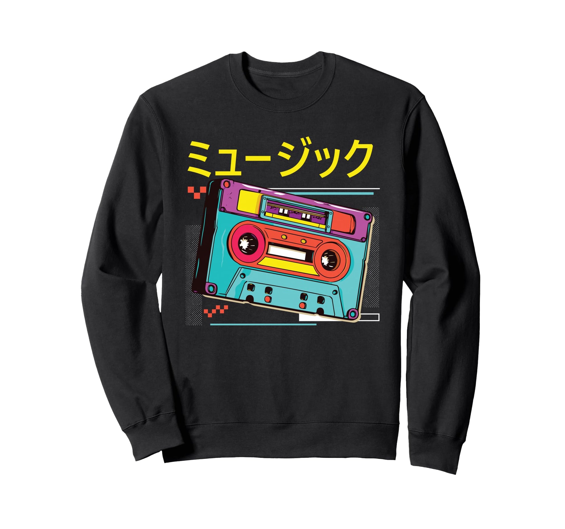 90S Japanese Aesthetics Sweatshirt - Fun Novelty Design Men Women - T-Shirt, Sweatshirt, Hoodie
