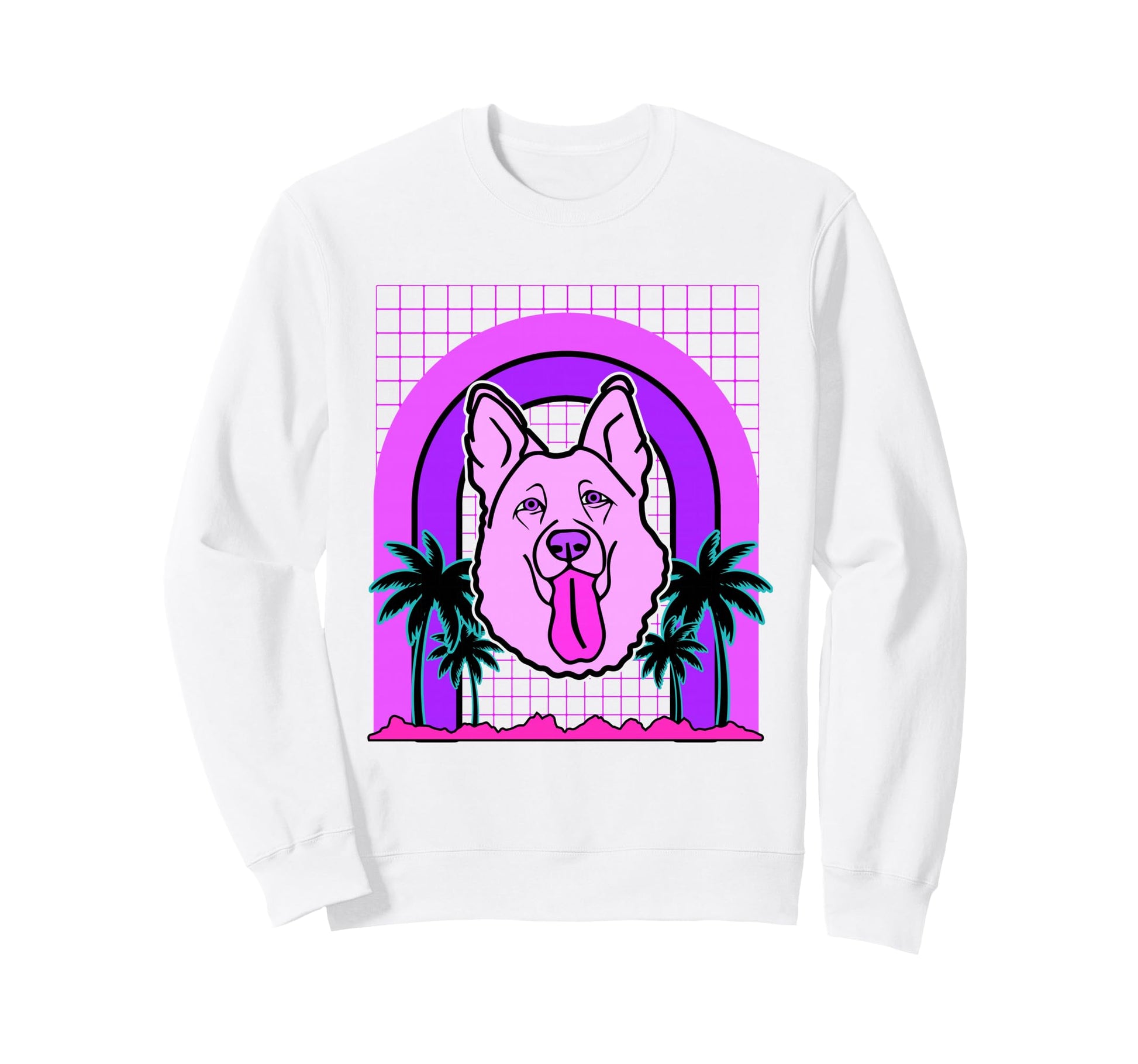 Aesthetic Vaporwave Outfits Tongue Sweatshirt - Unique Graphic Men Women - T-Shirt, Sweatshirt, Hoodie