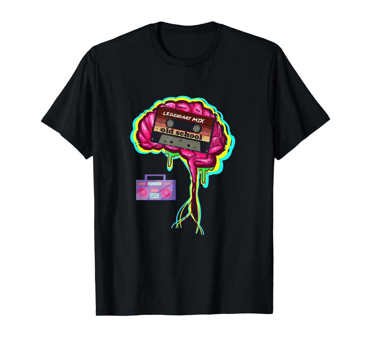 Old School Hip Hop Cassette Tape 80S T-Shirt - Aesthetic Graphic Unisex - T-Shirt, Sweatshirt, Hoodie