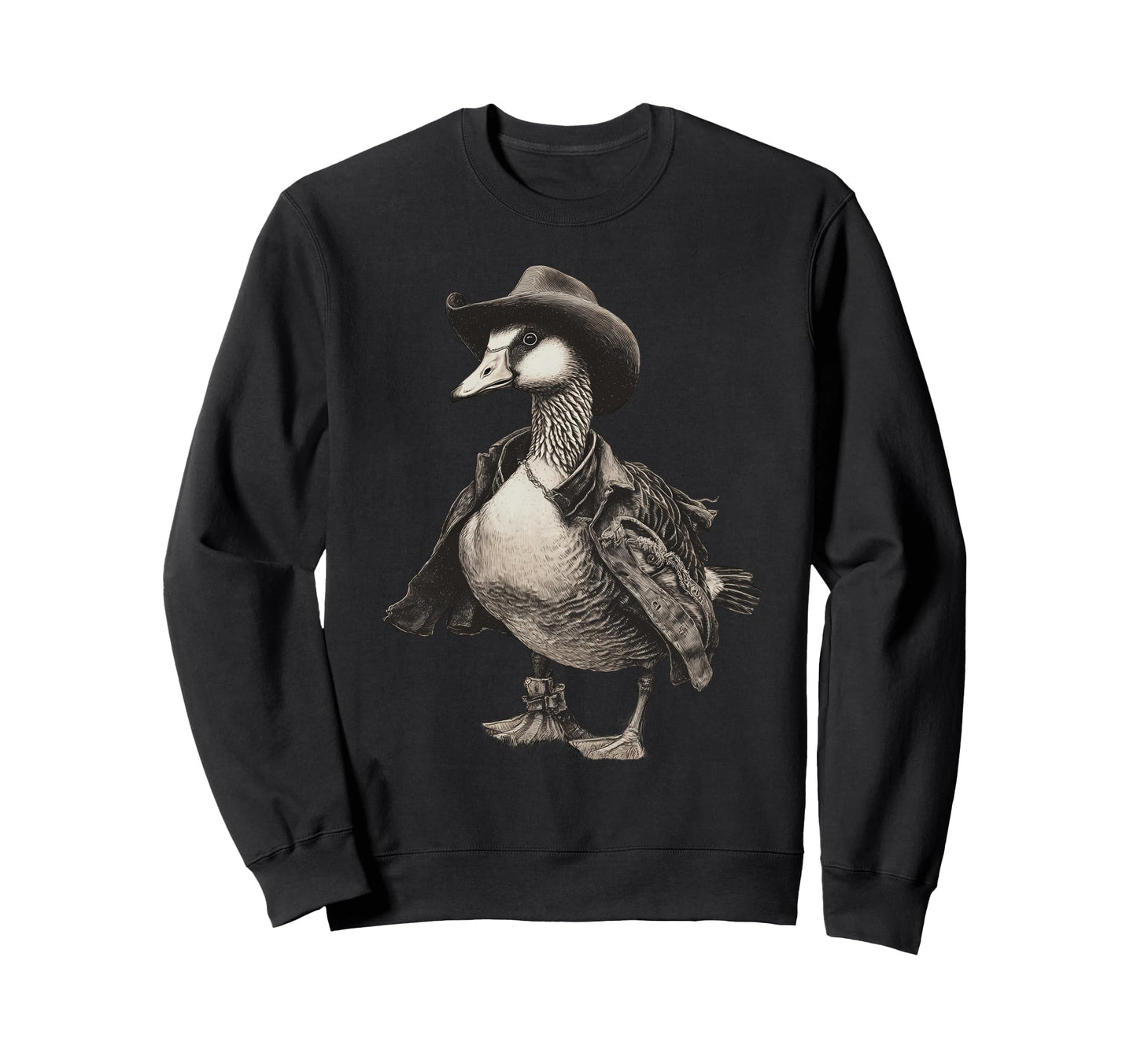 Goose Cowboy Rodeo Cowgirl Western Sweatshirt - Custom Art Print Unisex - T-Shirt, Sweatshirt, Hoodie