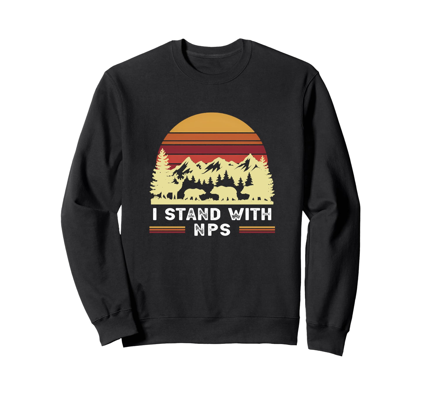 Stand Nps National Park Support Sweatshirt - Unique Graphic for Adults - T-Shirt, Sweatshirt, Hoodie