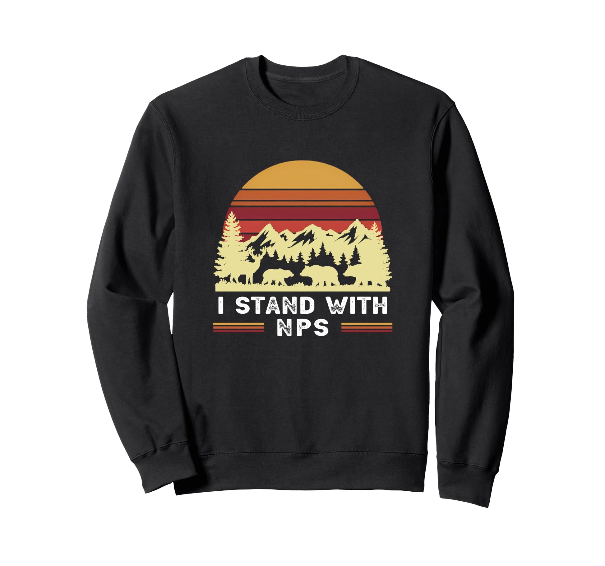 Stand Nps National Park Support Sweatshirt - Unique Graphic for Adults - T-Shirt, Sweatshirt, Hoodie