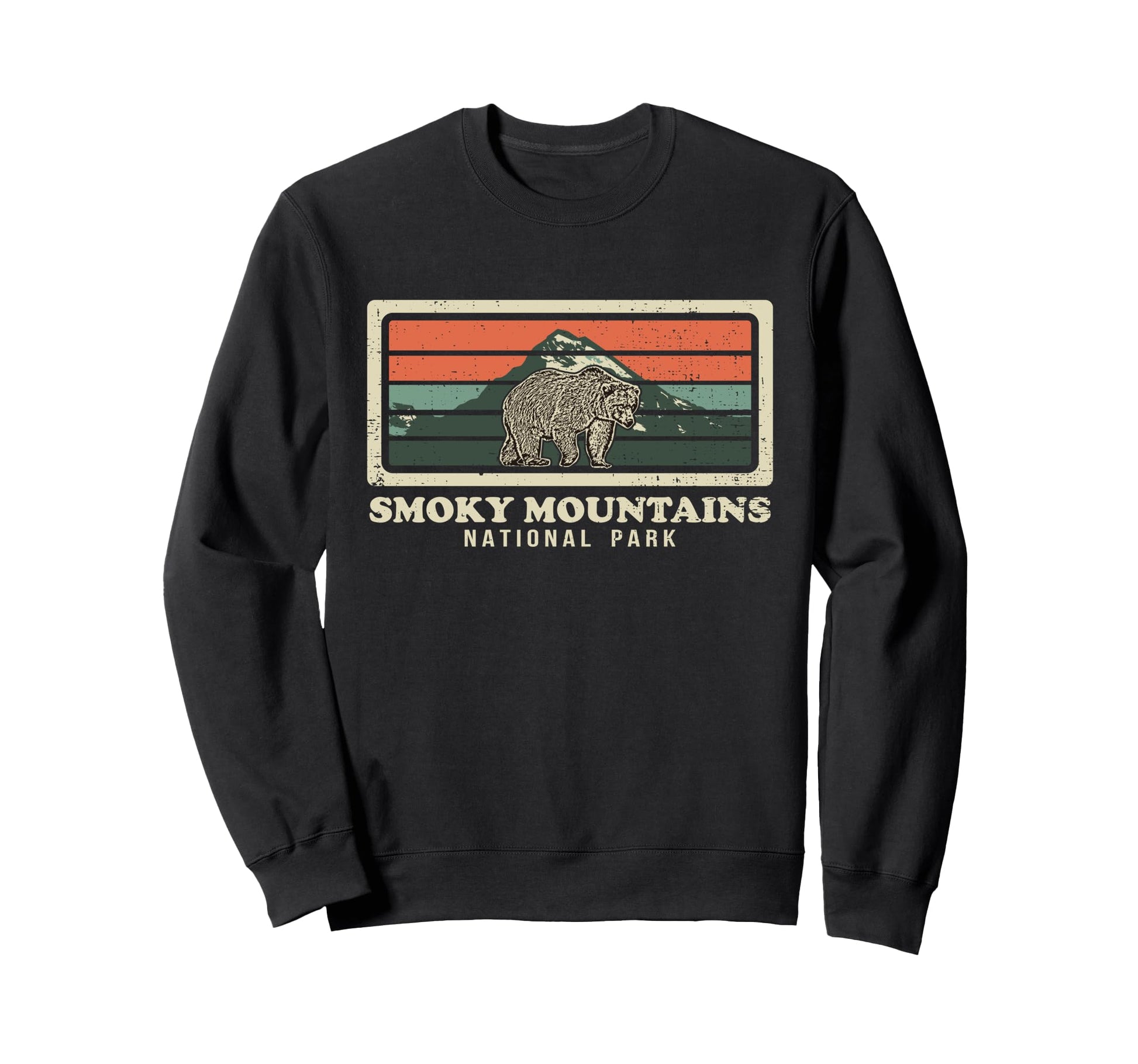 Smoky Mountains National Park Bear Sweatshirt - Unique Graphic Unisex - T-Shirt, Sweatshirt, Hoodie