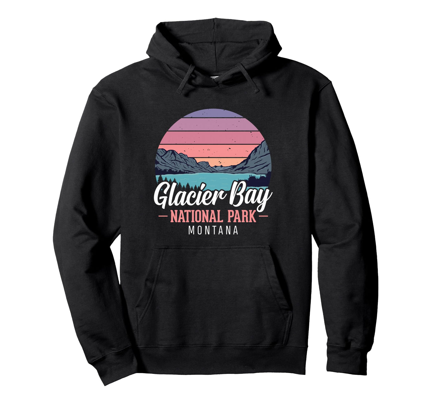 Glacier Bay National Park Travel Hoodie - Aesthetic Graphic for Adults - T-Shirt, Sweatshirt, Hoodie