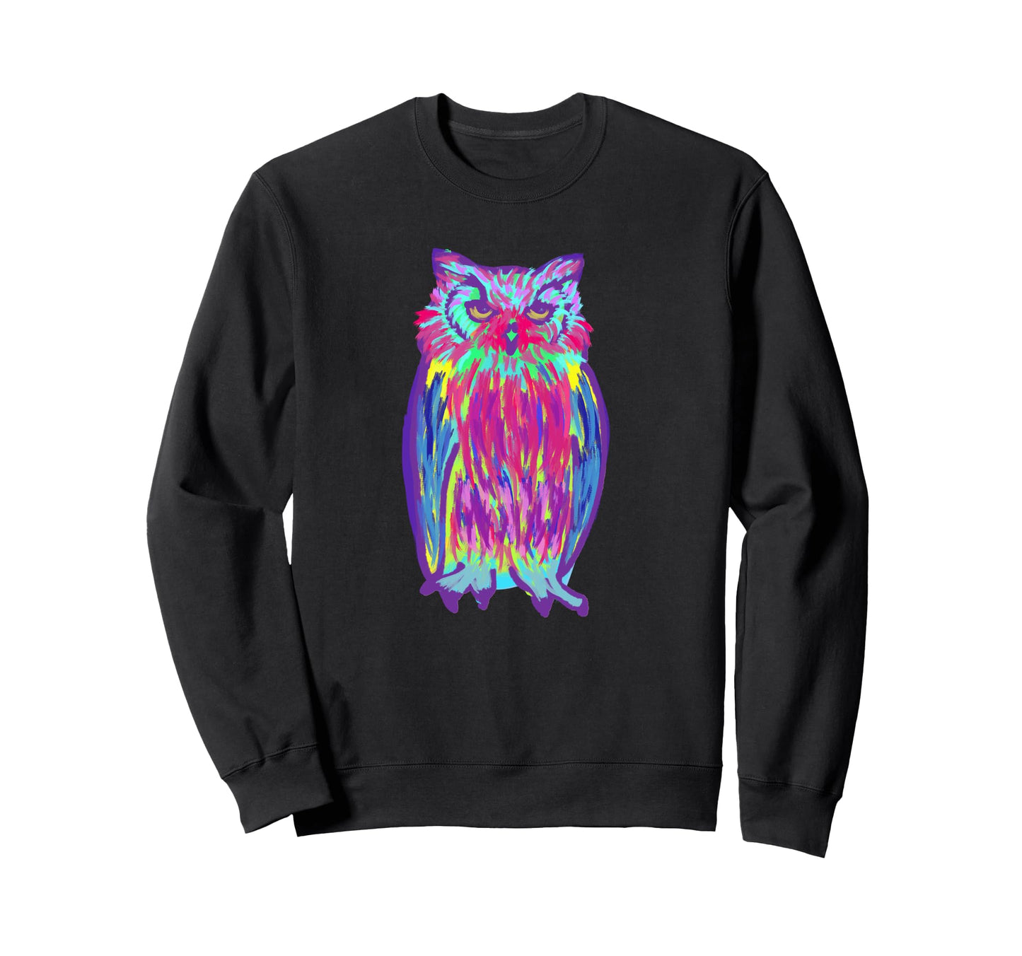 Wild Aesthetic Grumpy Owl Funny Sweatshirt - Streetwear Style for Adults - T-Shirt, Sweatshirt, Hoodie