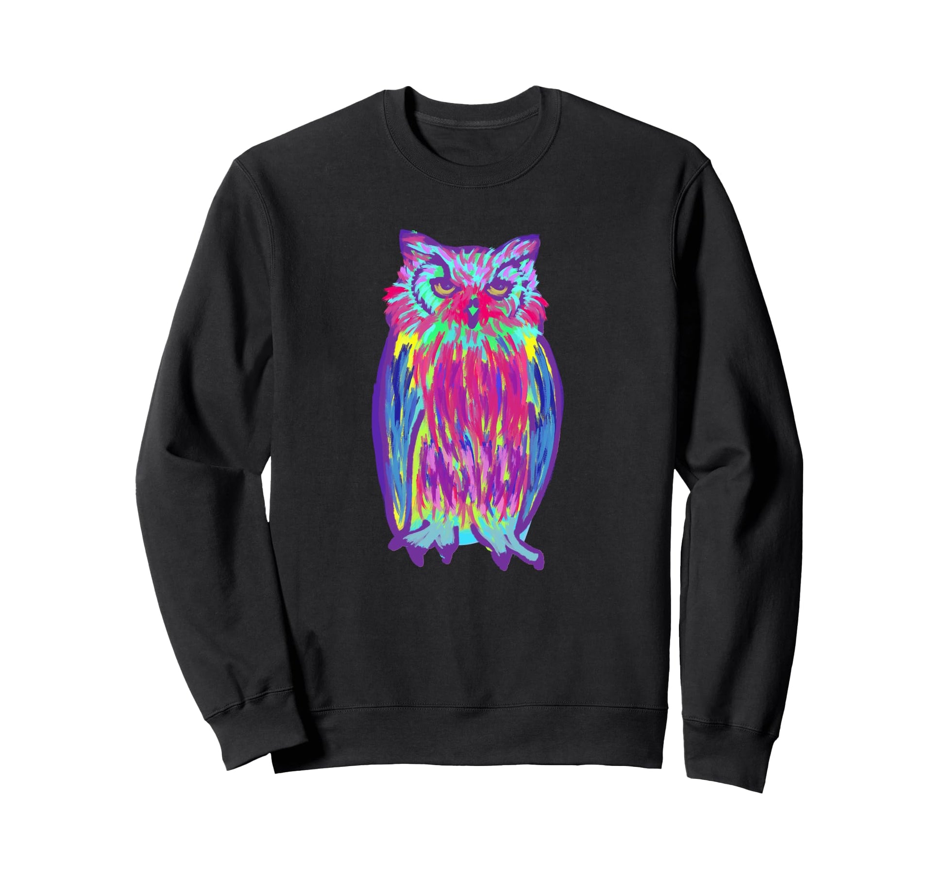 Wild Aesthetic Grumpy Owl Funny Sweatshirt - Streetwear Style for Adults - T-Shirt, Sweatshirt, Hoodie
