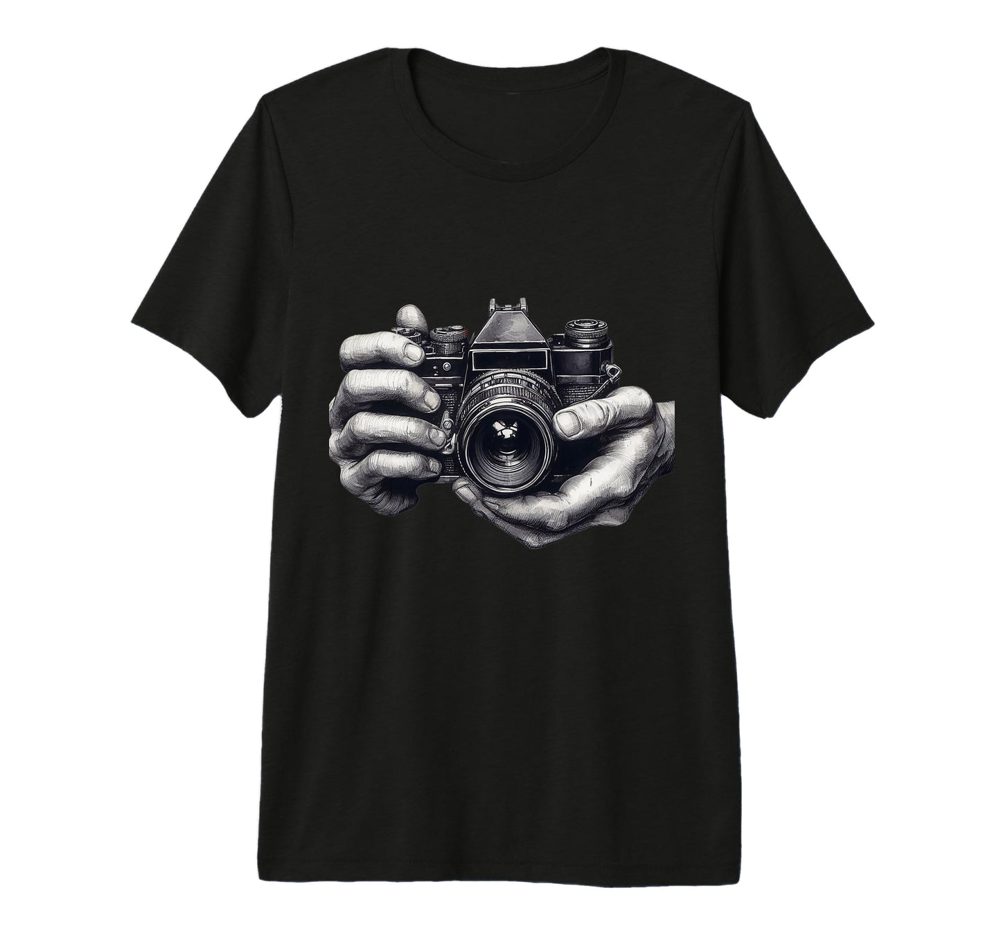 Camera Analog Slr Art Photographer Film T-Shirt - Graphic Print Men Women - T-Shirt, Sweatshirt, Hoodie