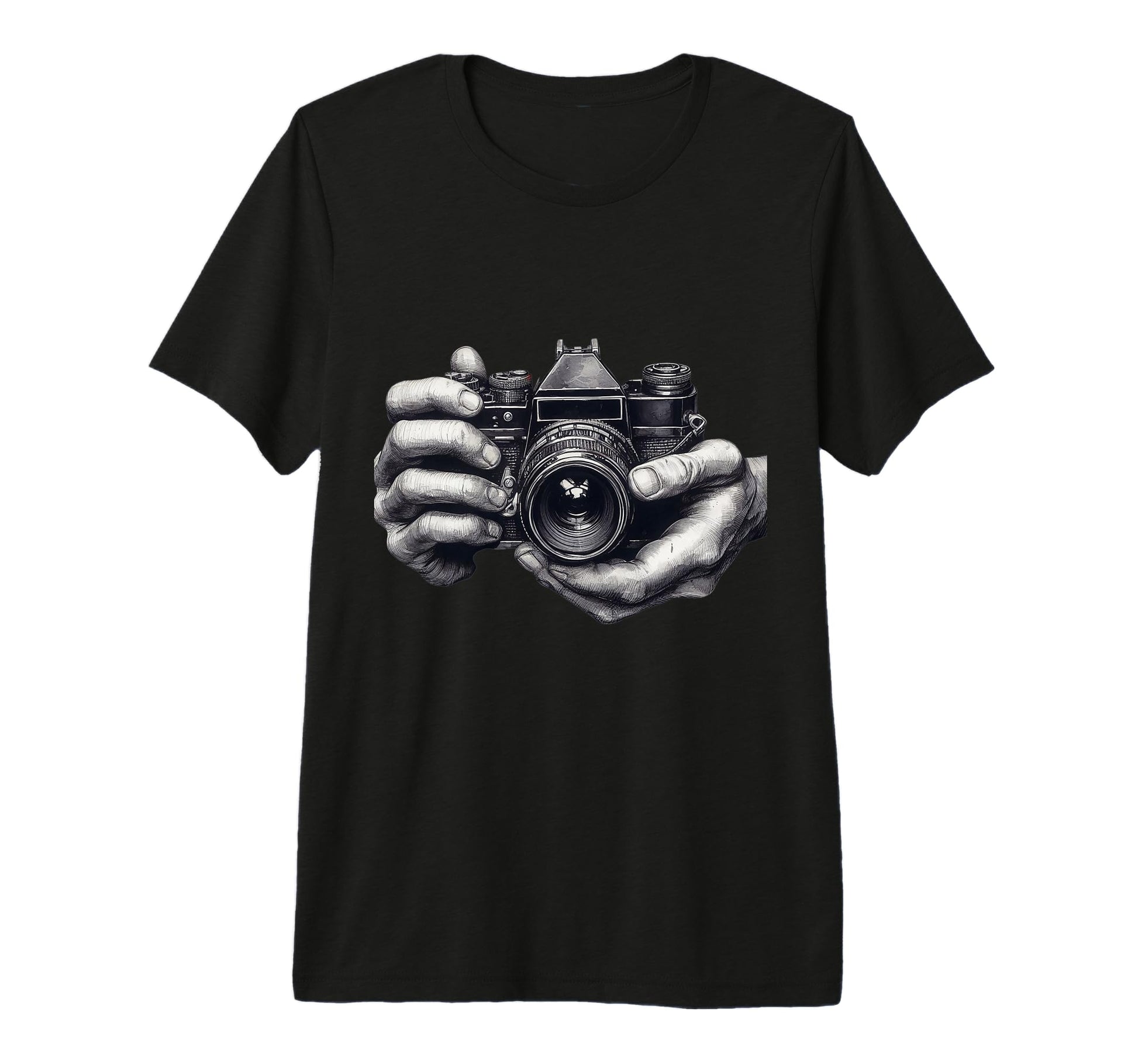 Camera Analog Slr Art Photographer Film T-Shirt - Graphic Print Men Women - T-Shirt, Sweatshirt, Hoodie