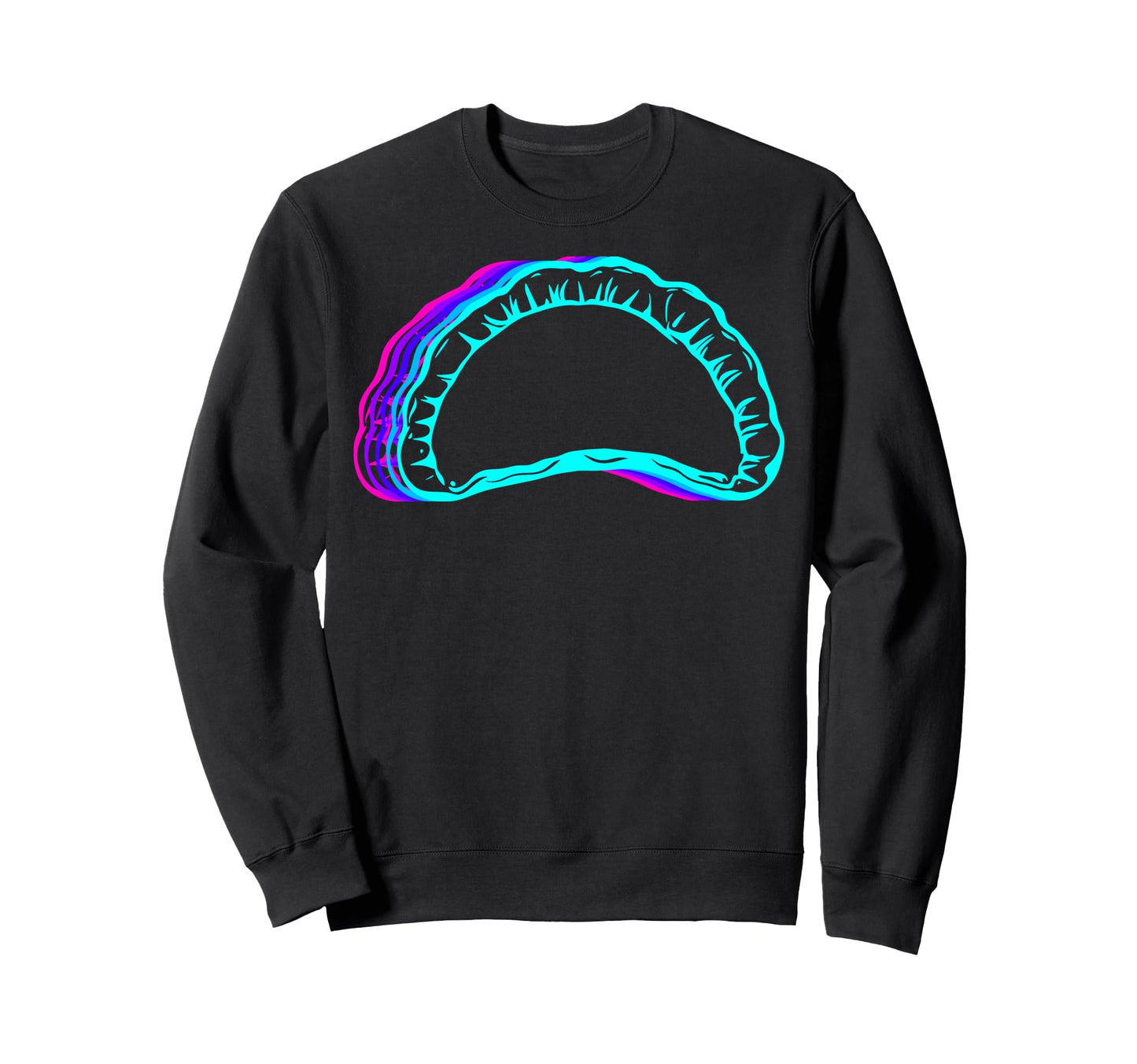 Pierogi Polish Poland Vaporwave Sweatshirt - Fun Novelty Design for Adults - T-Shirt, Sweatshirt, Hoodie