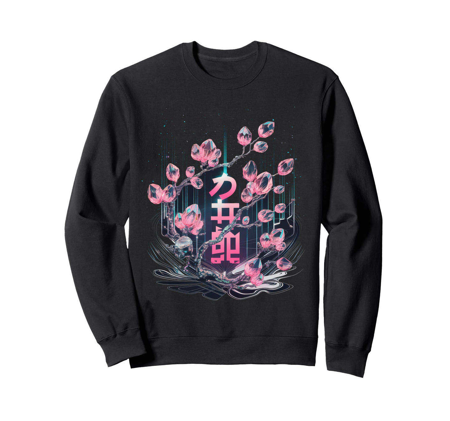 Japanese Aesthetic Streetwear Sweatshirt - Custom Art Print Men Women - T-Shirt, Sweatshirt, Hoodie