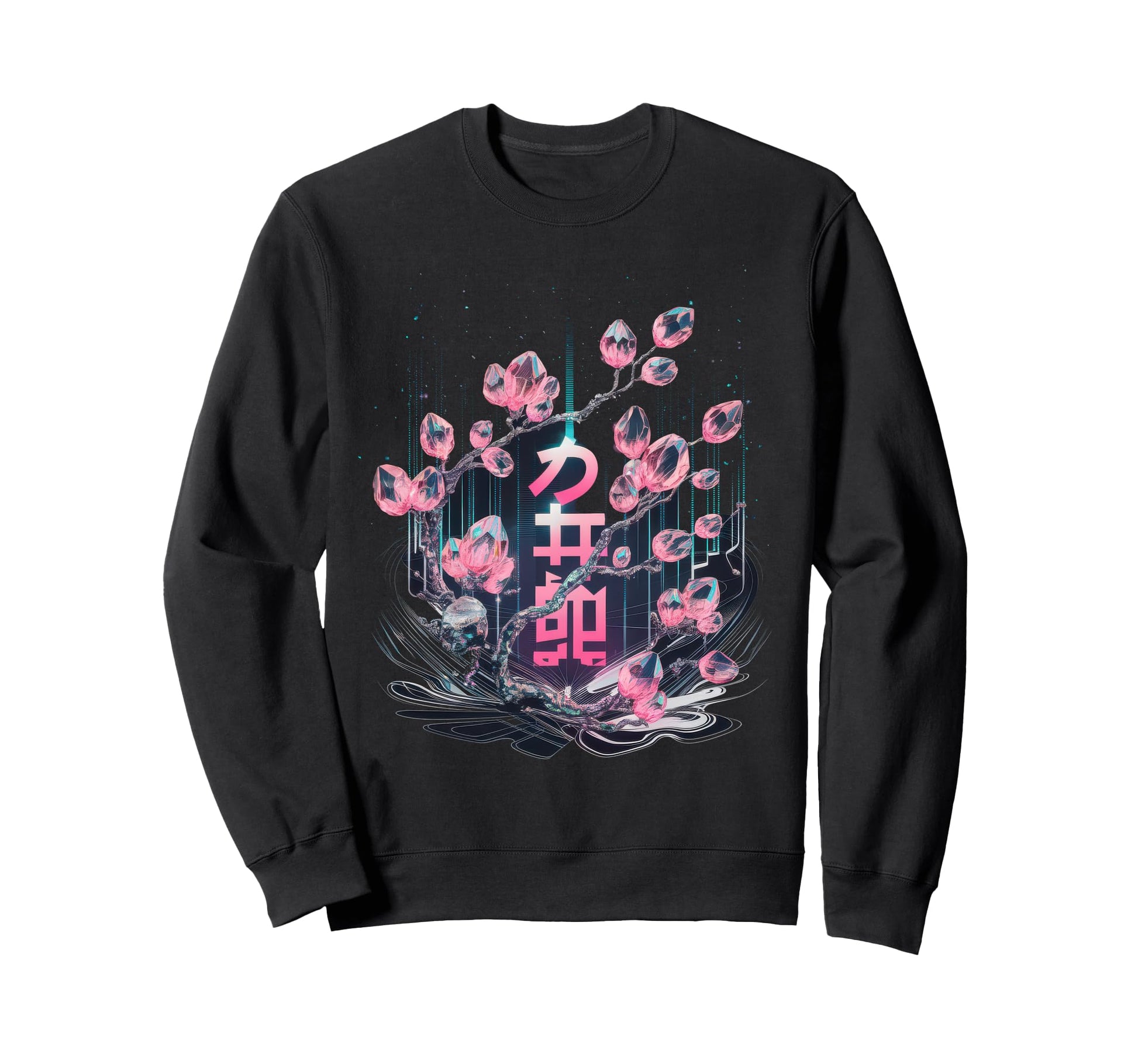 Japanese Aesthetic Streetwear Sweatshirt - Custom Art Print Men Women - T-Shirt, Sweatshirt, Hoodie